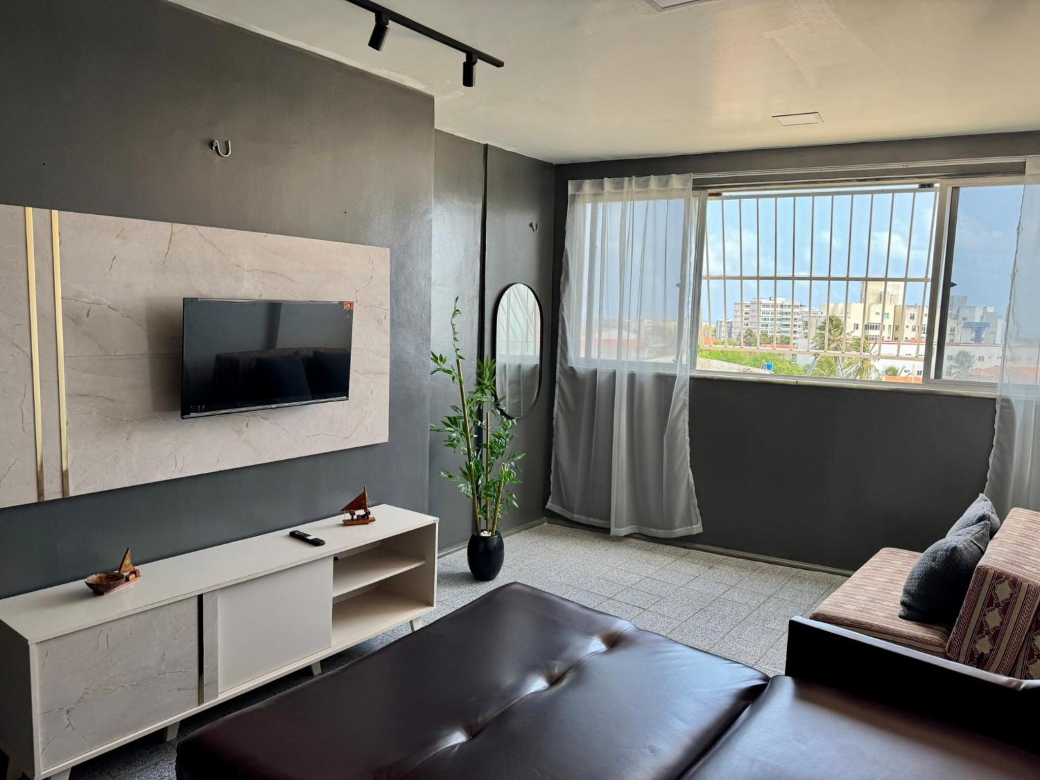 Vista mar, piscina, na praia do futuro, com Ar condicionado e Wi-Fi