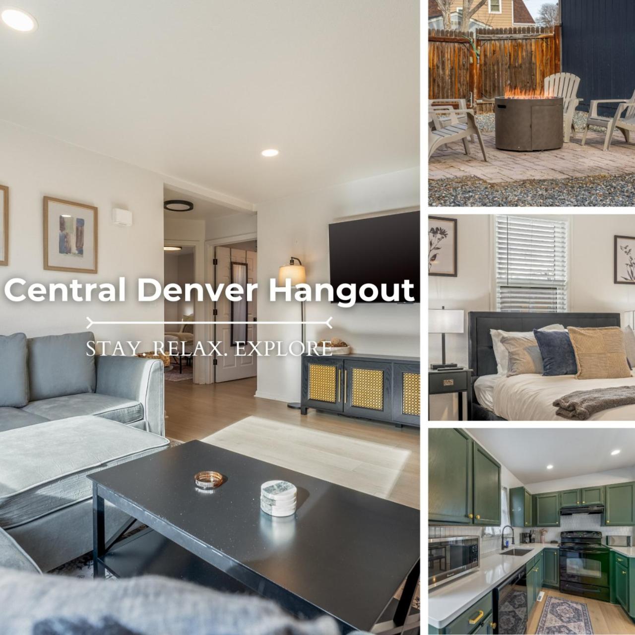 Central Denver Hangout with Huge Backyard