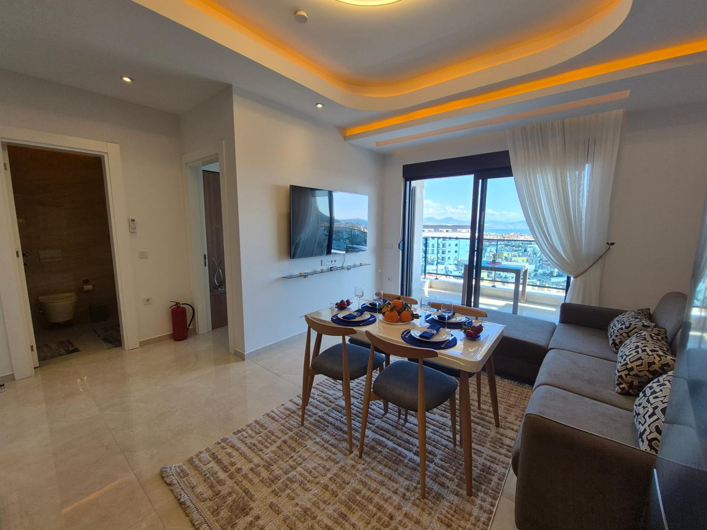 Luxury apartment with panoramic sea view ruby