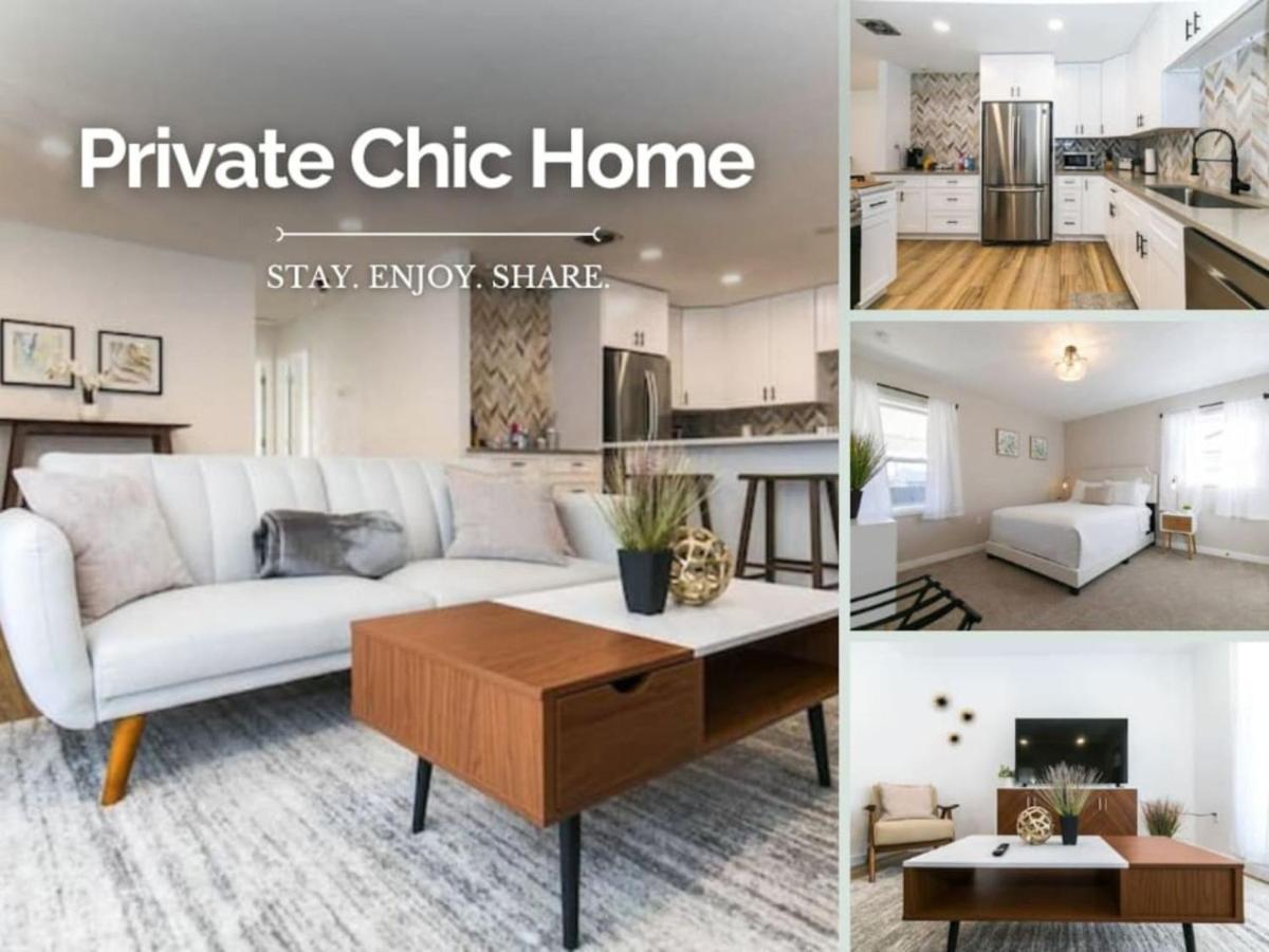 Private Chic 2 Bathroom 10 min to Downtown With Fast Wifi