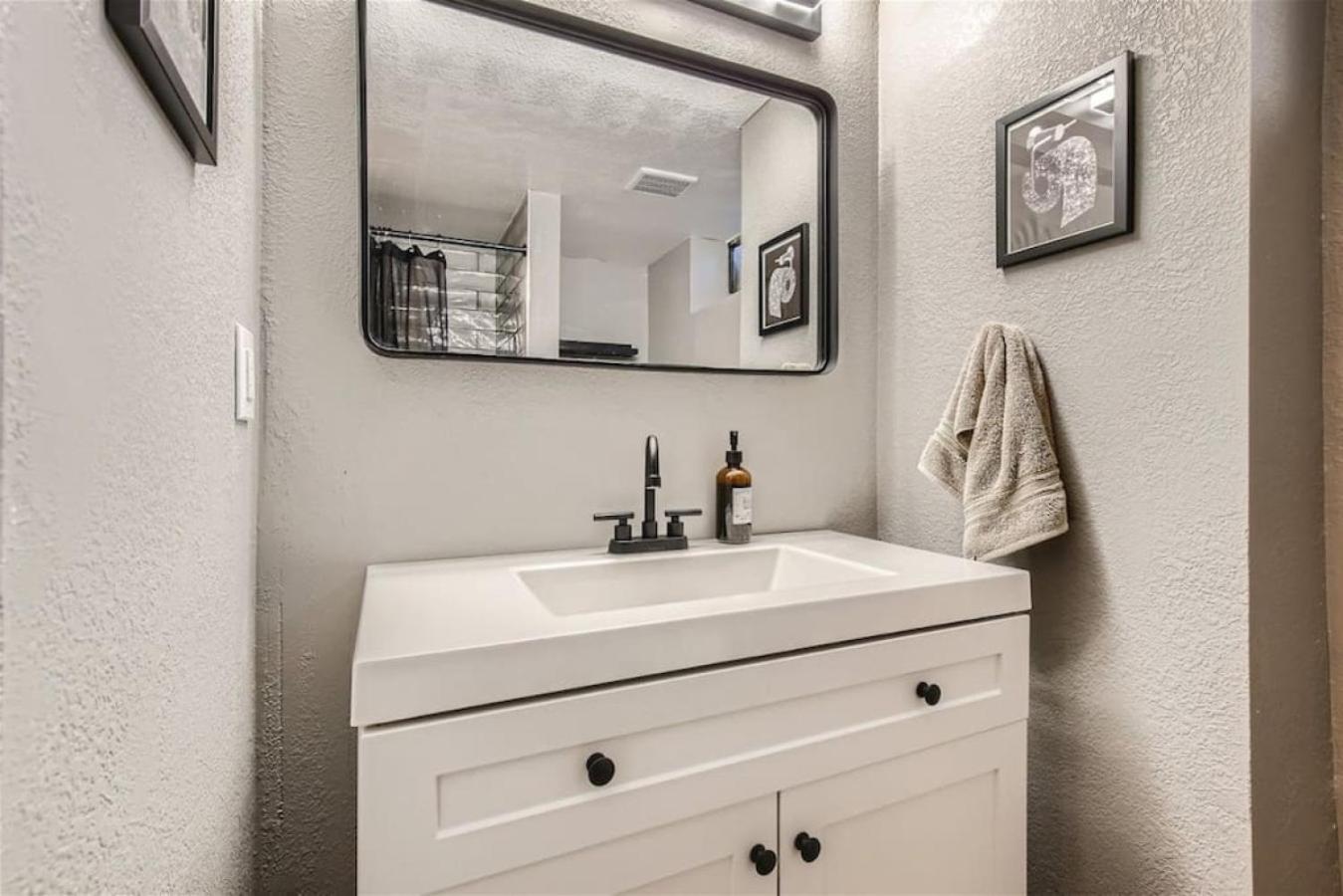 Basement Guest Suite With A Pool Table A Hot Tub And A TV