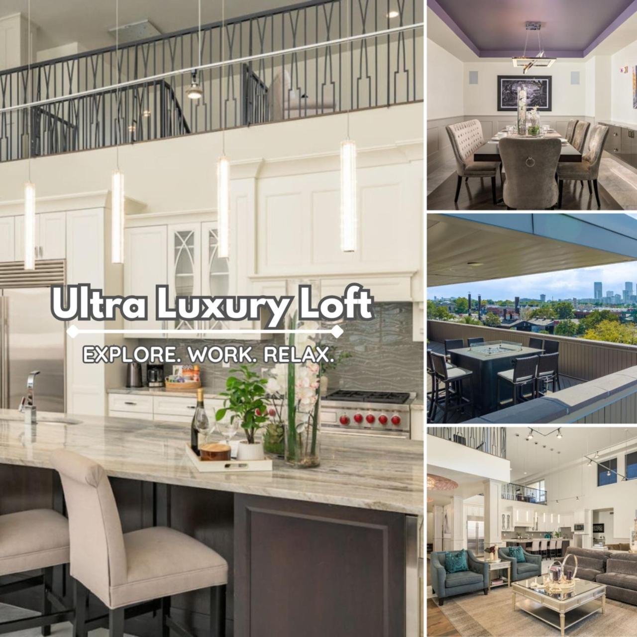 Ultra Luxury Loft With A Fireplace In The Rooftop In RiNo