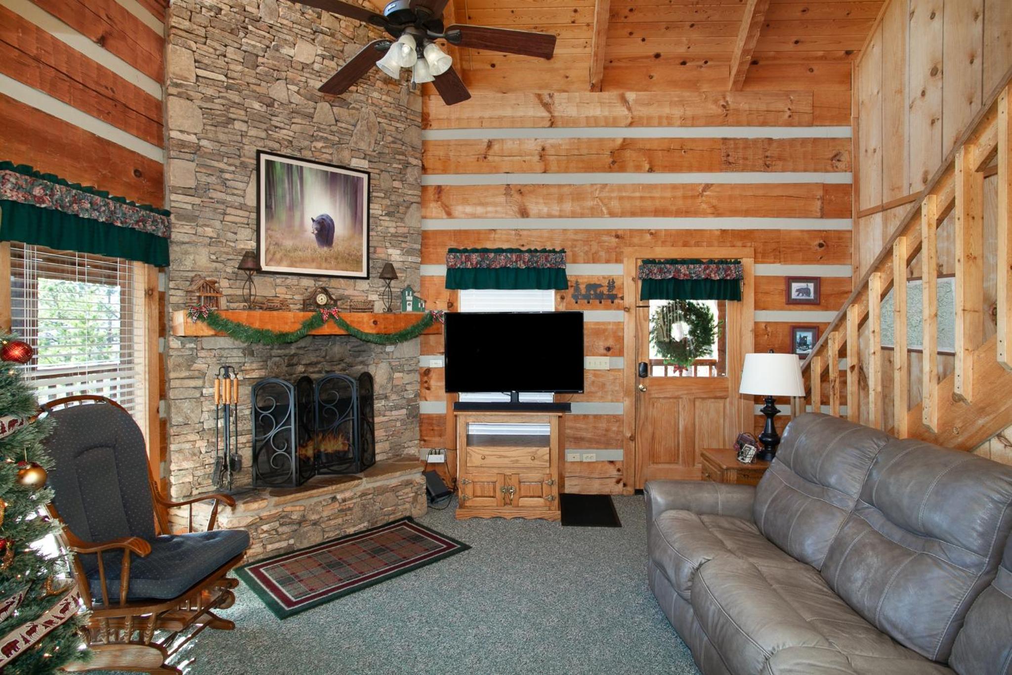 Big Blue Mist w Hot Tub Grill Fireplace GAMES