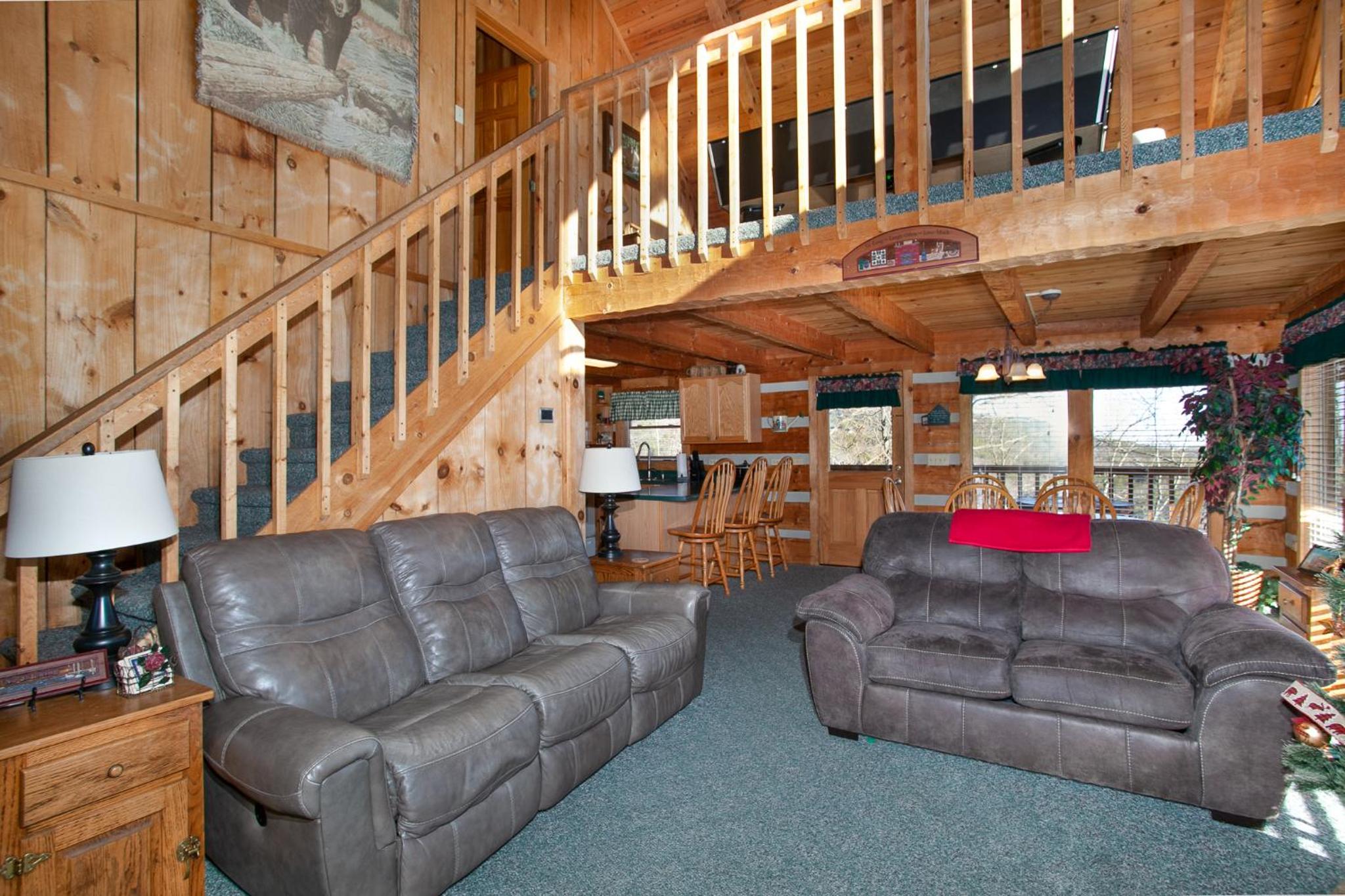 Big Blue Mist w Hot Tub Grill Fireplace GAMES