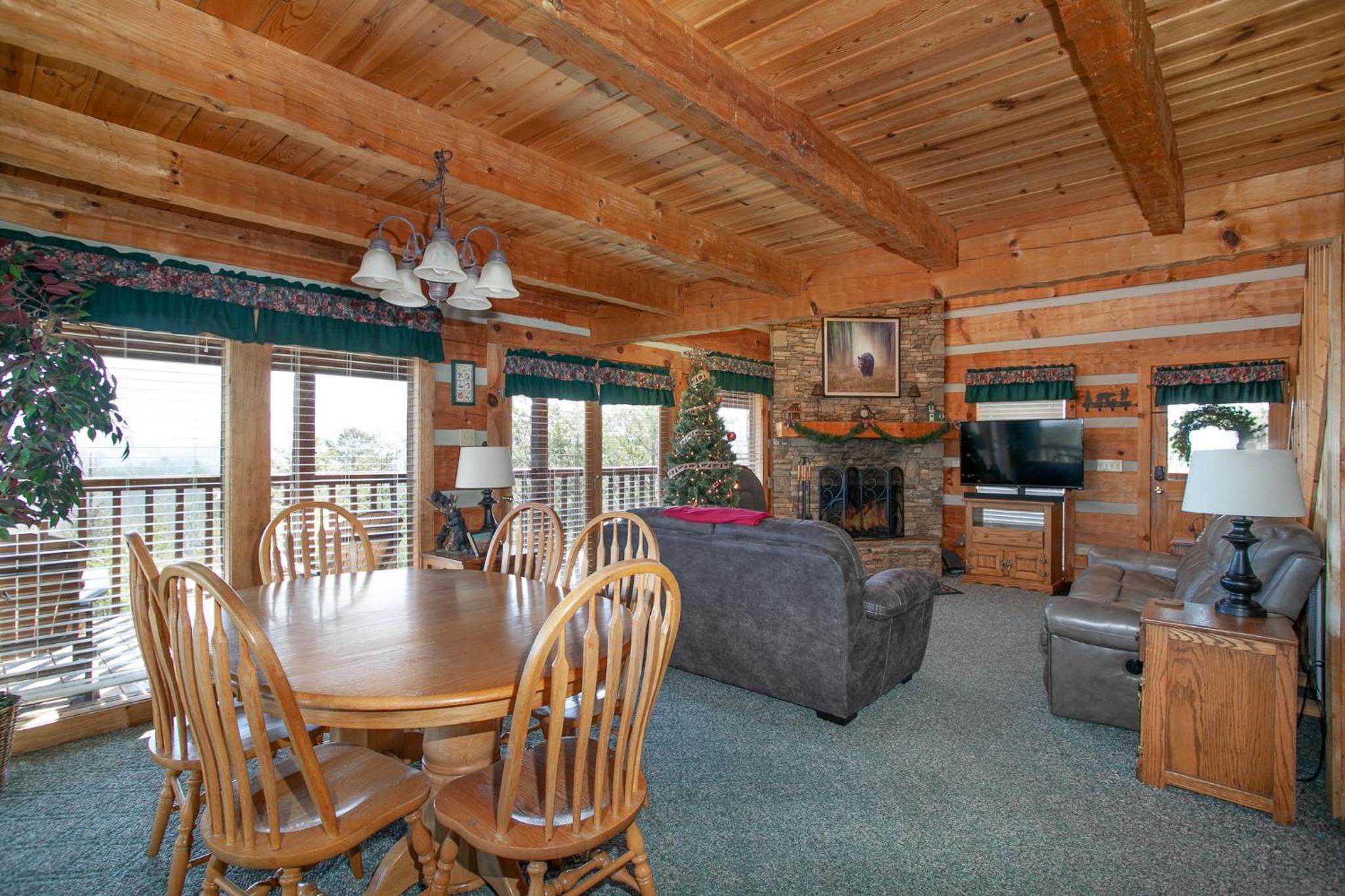 Big Blue Mist w Hot Tub Grill Fireplace GAMES