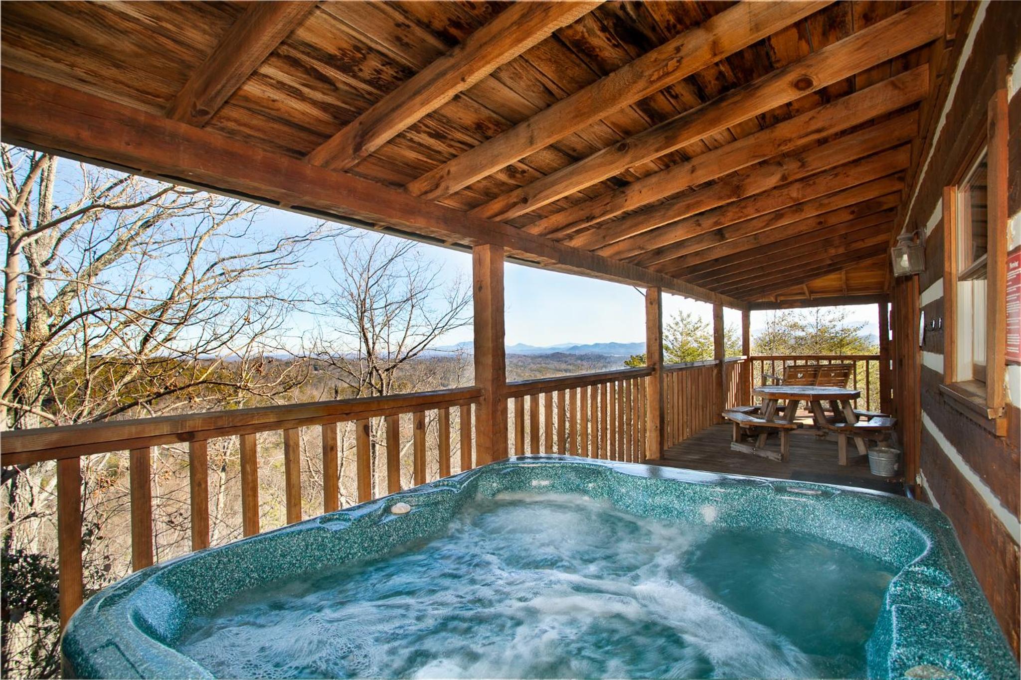 Big Blue Mist w Hot Tub Grill Fireplace GAMES