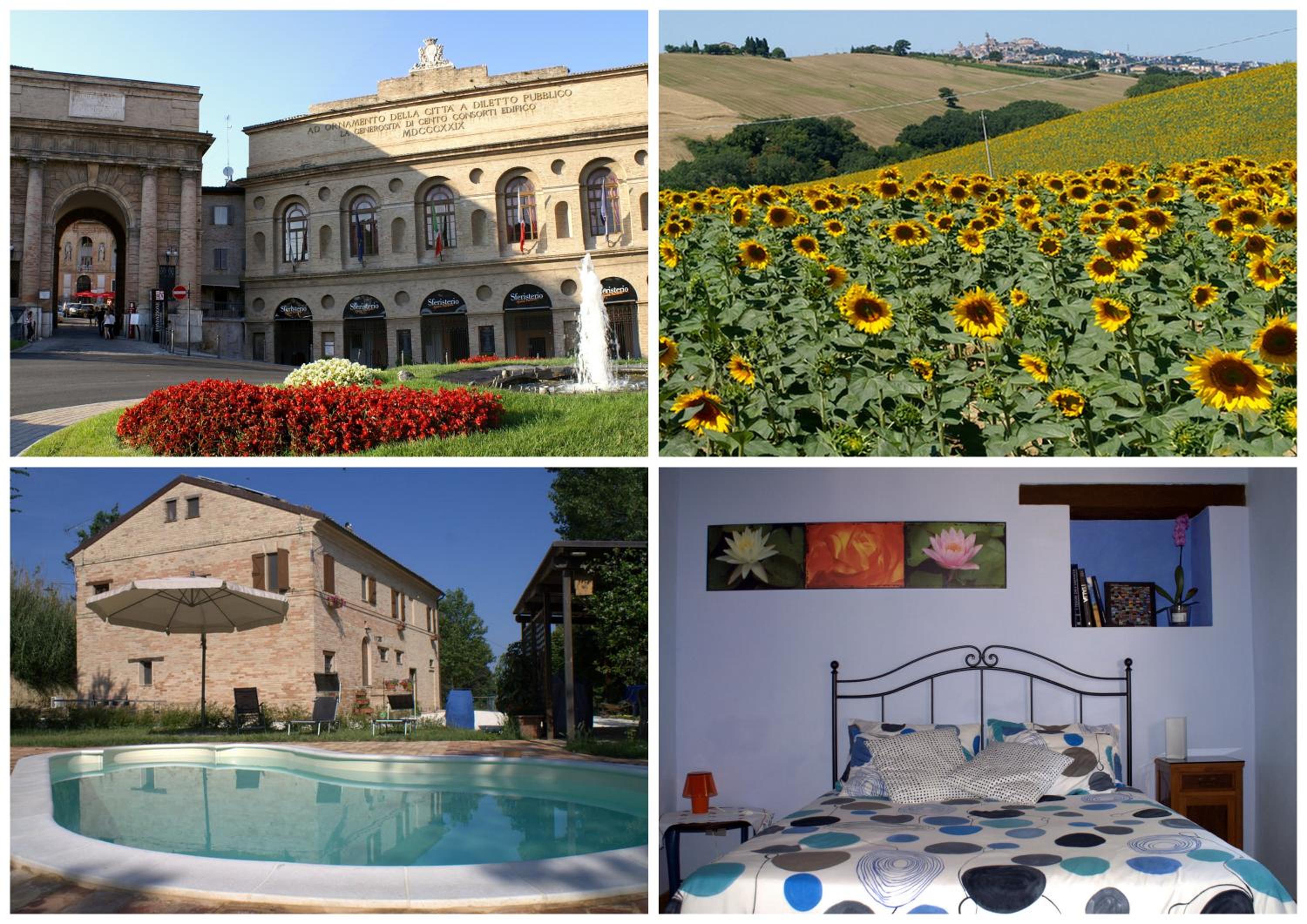 Casa il Girasole con piscina nelle Marche