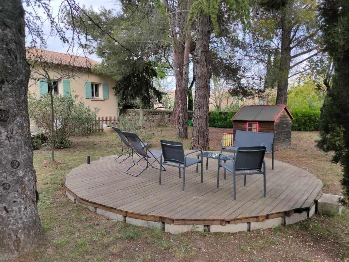 Appartement avec grand jardin et parking, Uzès