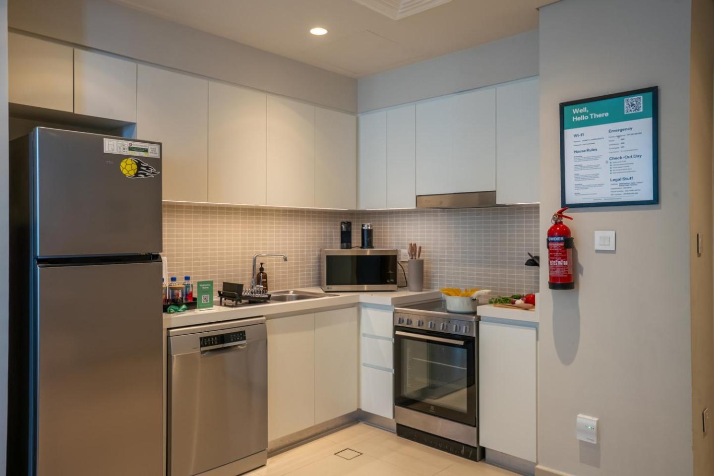 New 1BR in Creek Island with Balcony, Pool & Gym