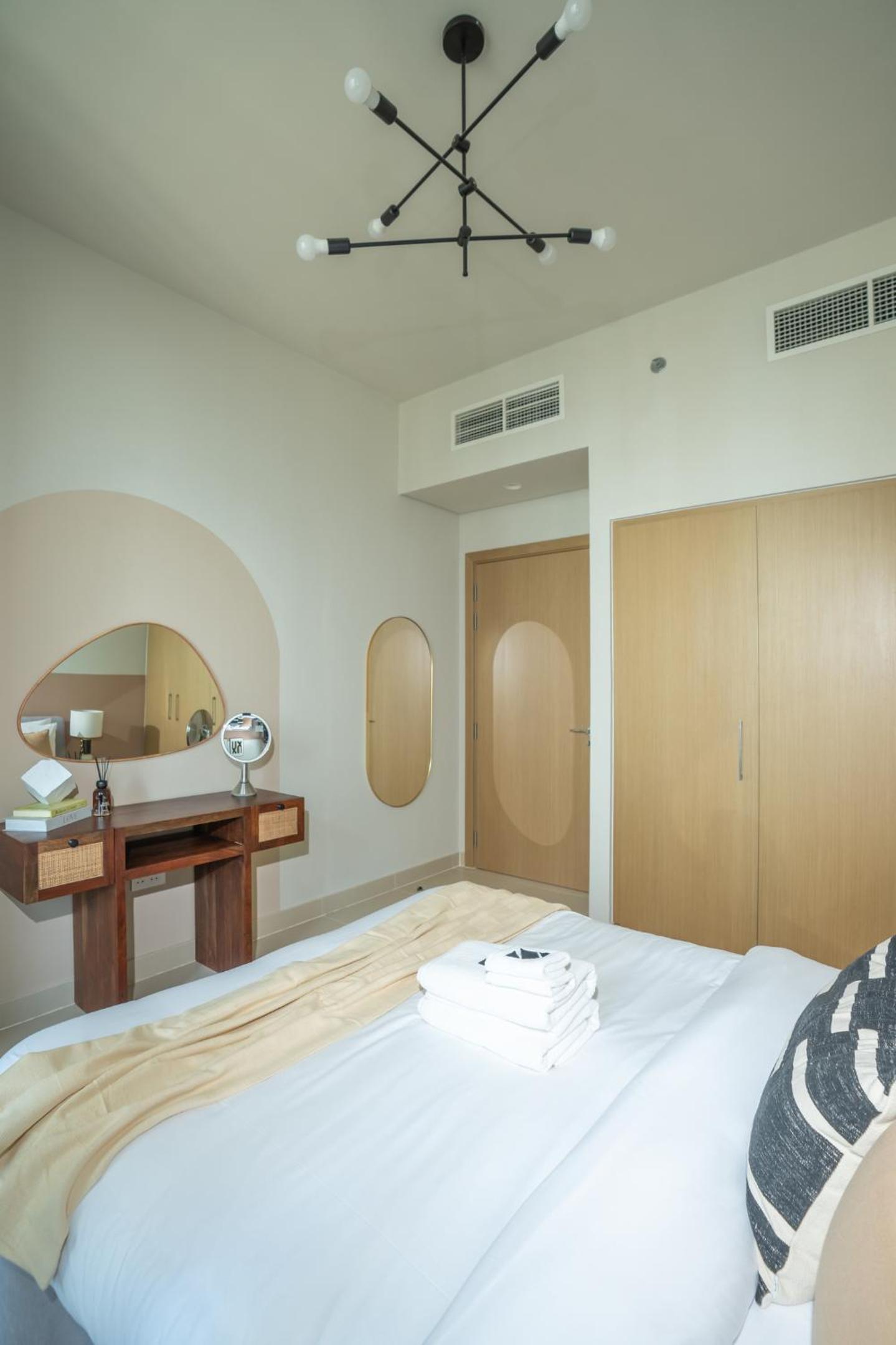 New 1BR in Creek Island with Balcony, Pool & Gym