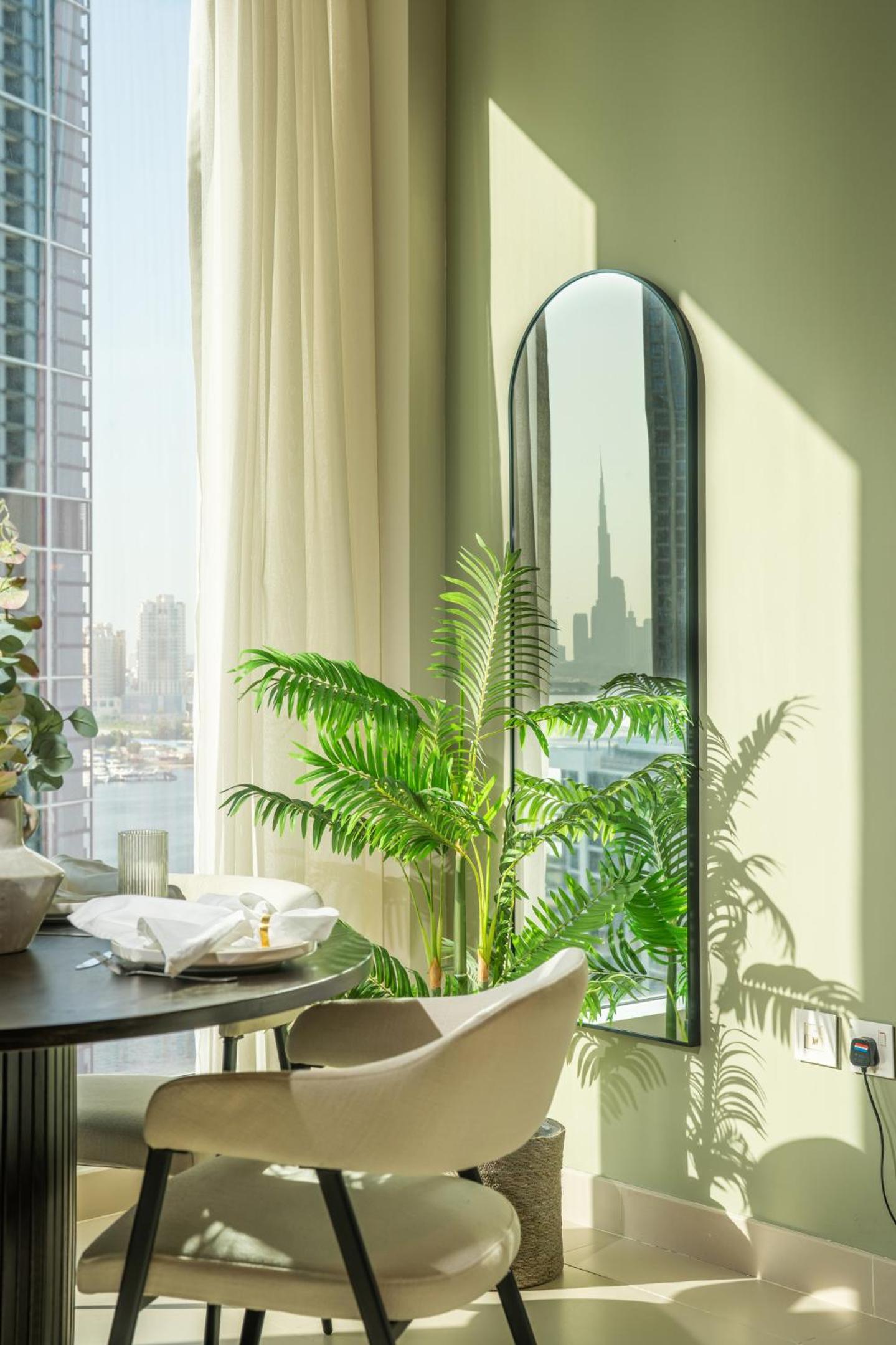 New 1BR in Creek Island with Balcony, Pool & Gym