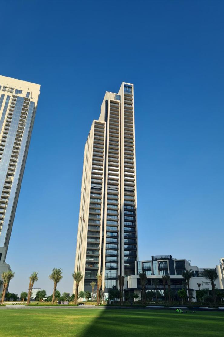 New 1BR in Creek Island with Balcony, Pool & Gym