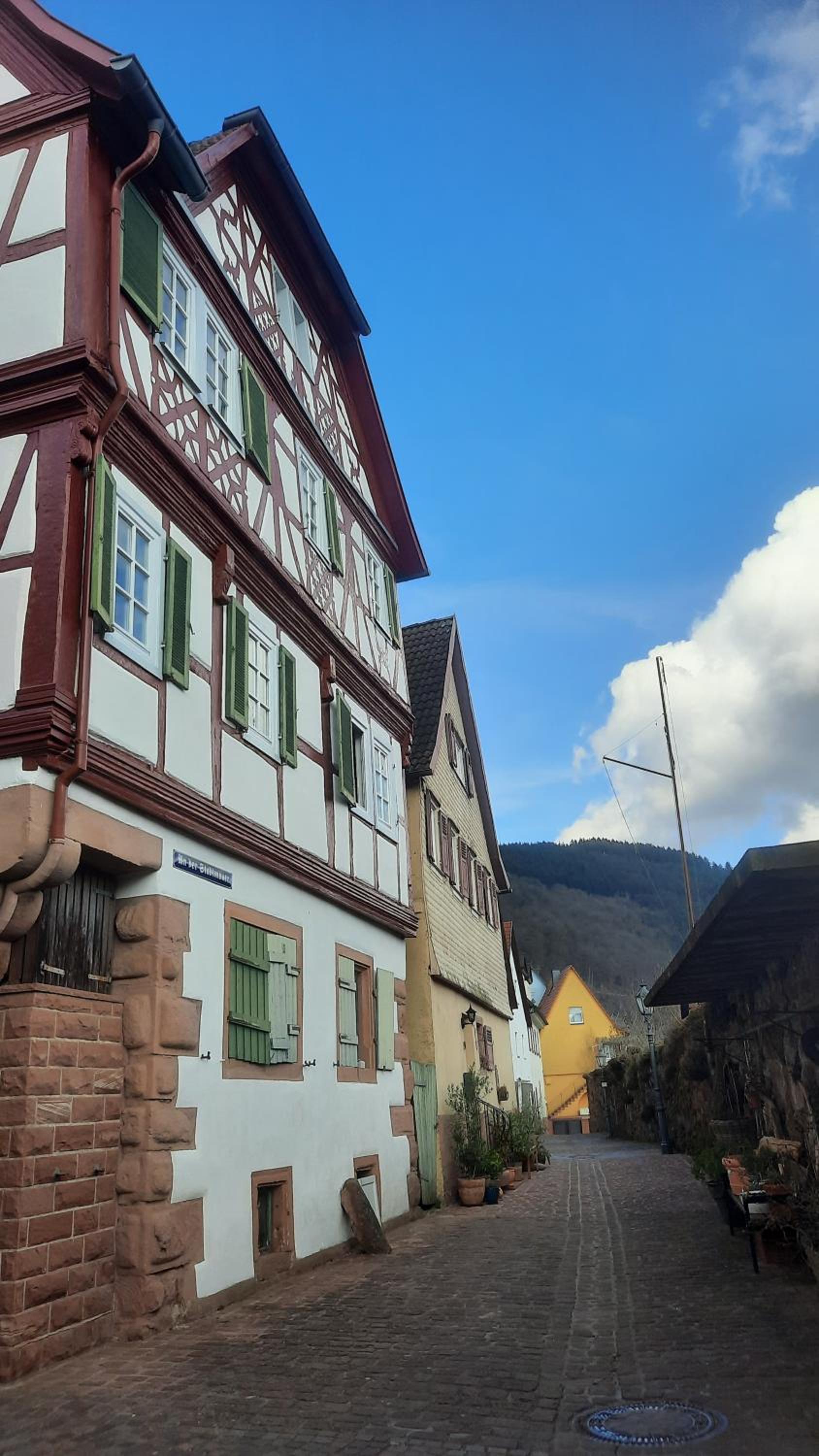 Altstadthäuschen mit charm , nähe Heidelberg castle, Neckarufer