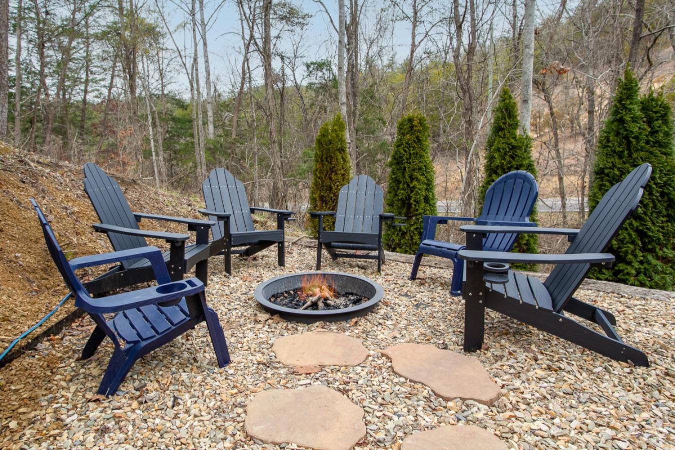 Whiskey Stone Hot Tub Fireplace Grill Arcade