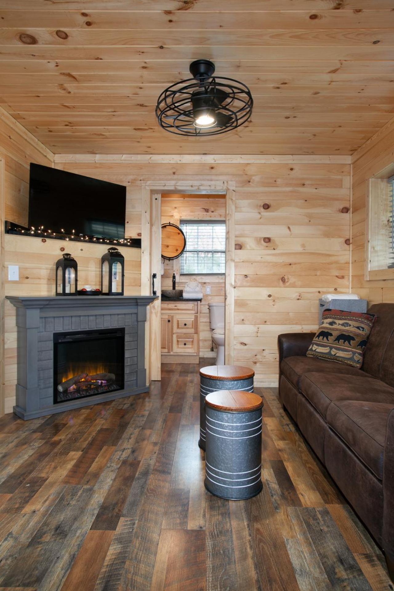 Whiskey Stone Hot Tub Fireplace Grill Arcade