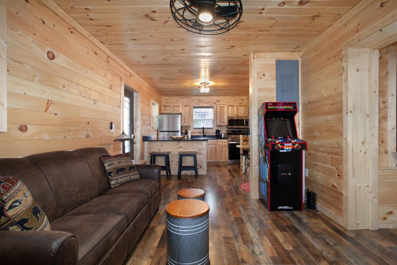 Whiskey Stone Hot Tub Fireplace Grill Arcade