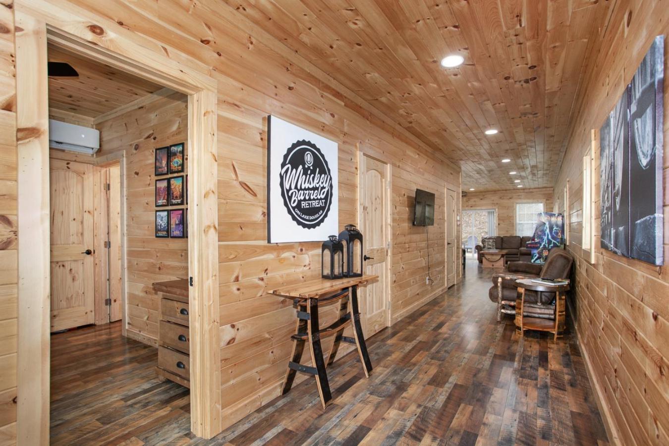 Whiskey Barrel w Hot Tub Arcade Game Fire Pit