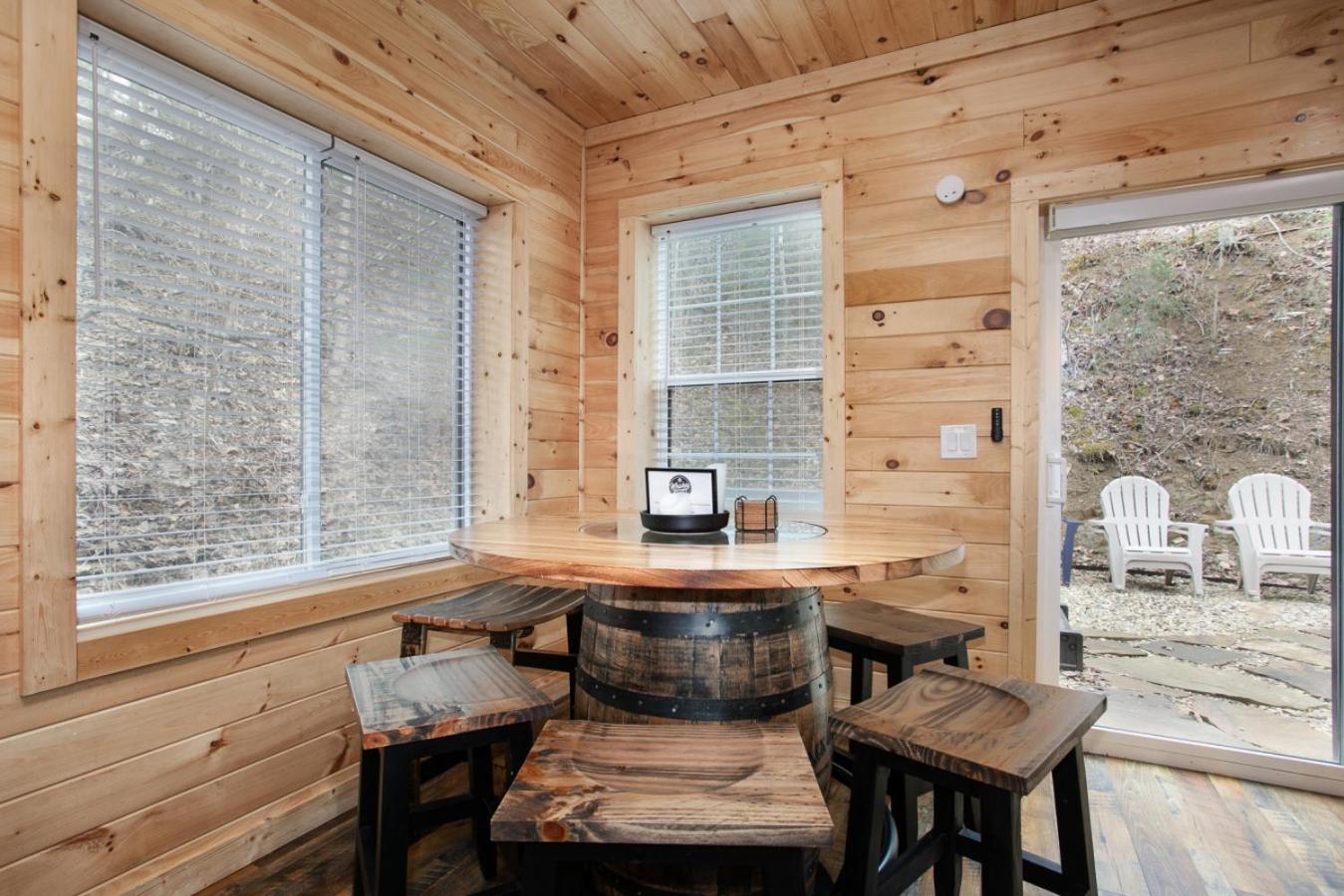 Whiskey Barrel w Hot Tub Arcade Game Fire Pit