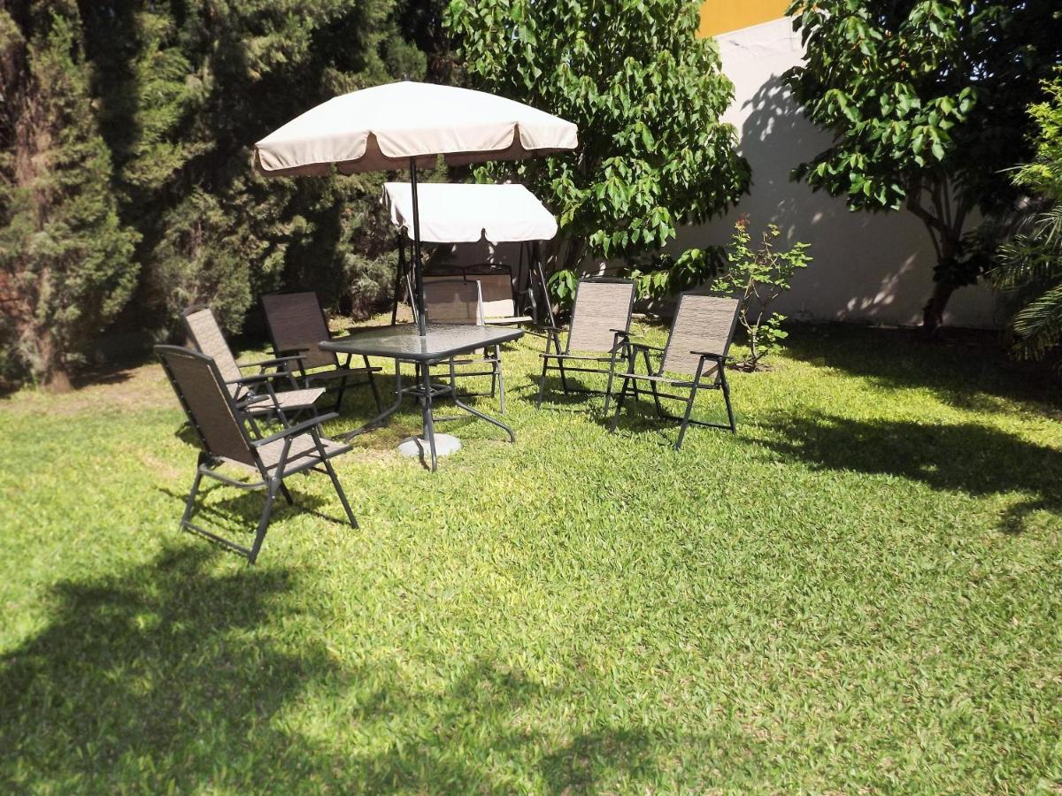 outdoor BBQ area