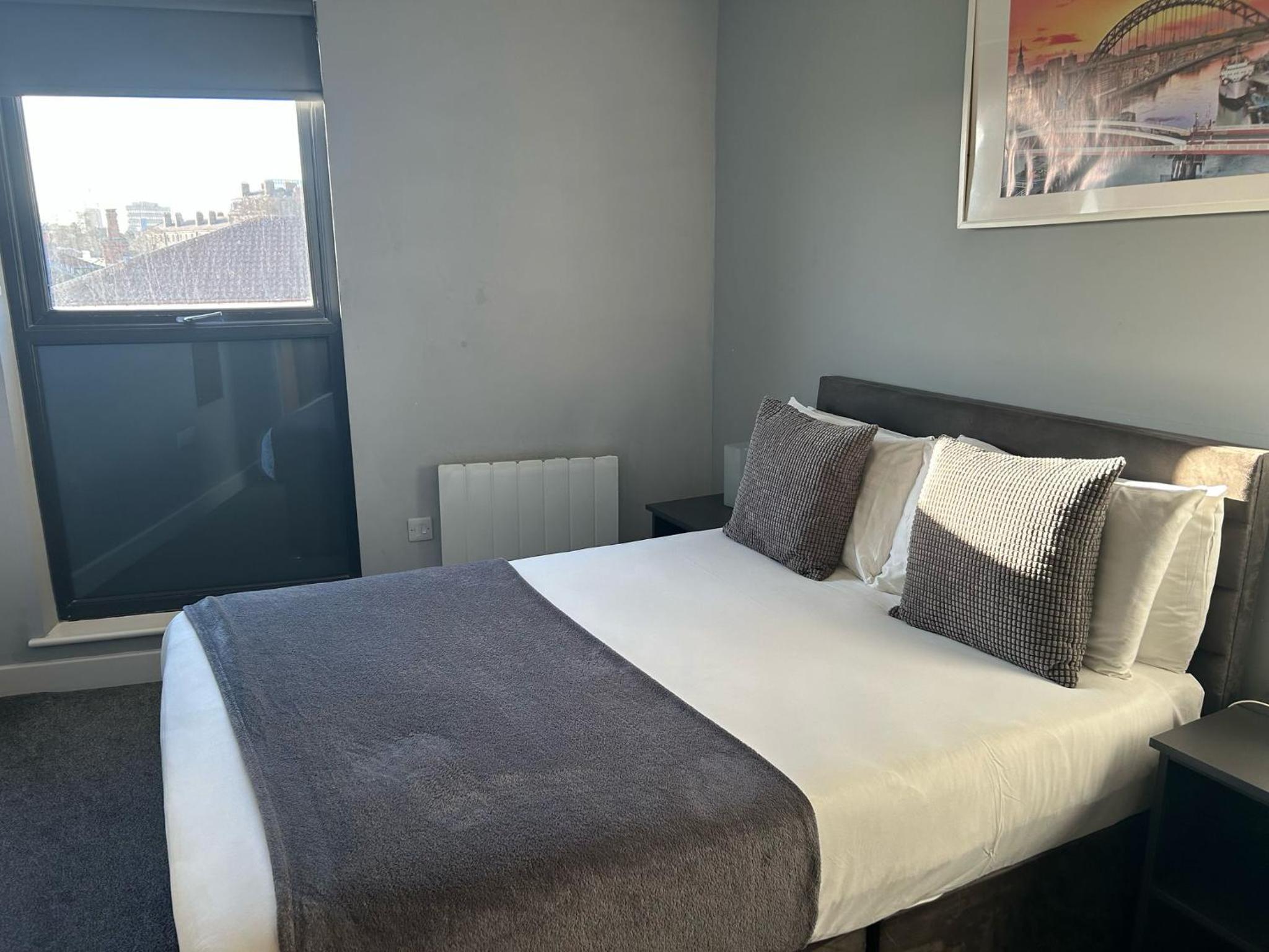 Central City Centre Quayside Apartments with Parking, Newcastle-Upon-Tyne