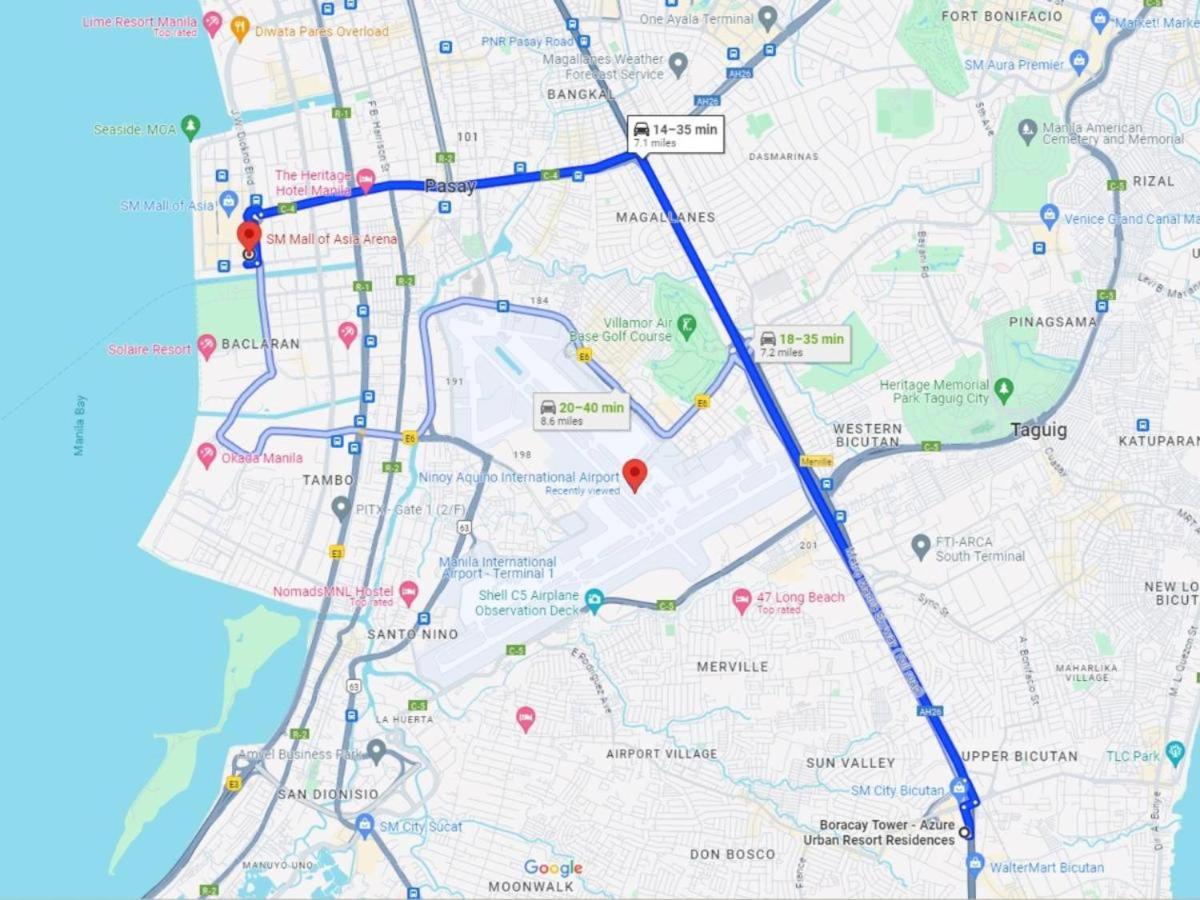 Luxury 1Bedroom Condo Unit Near Manila Airport - Azure Resort Residences