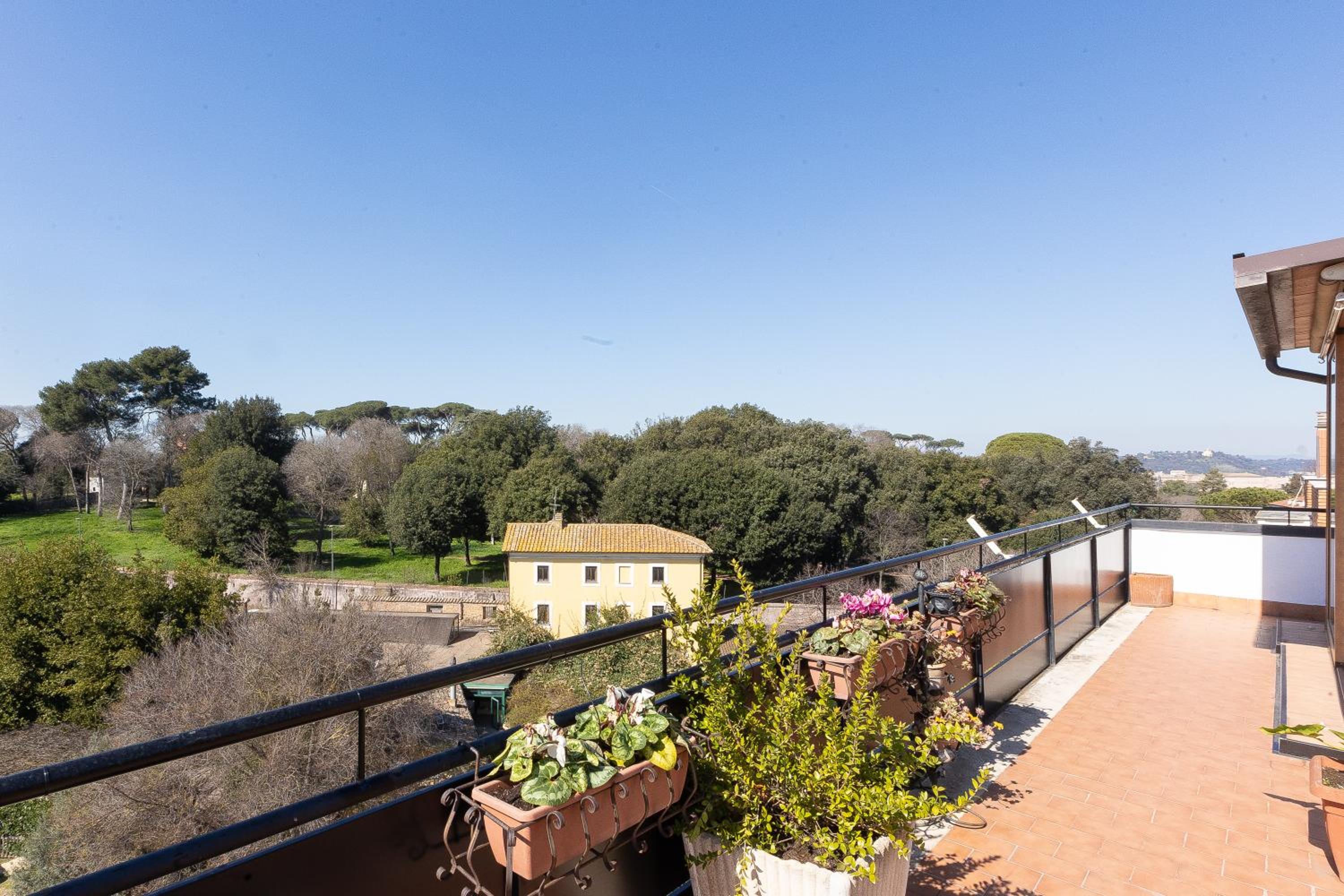 San Pancrazio Penthouse by Rental in Rome