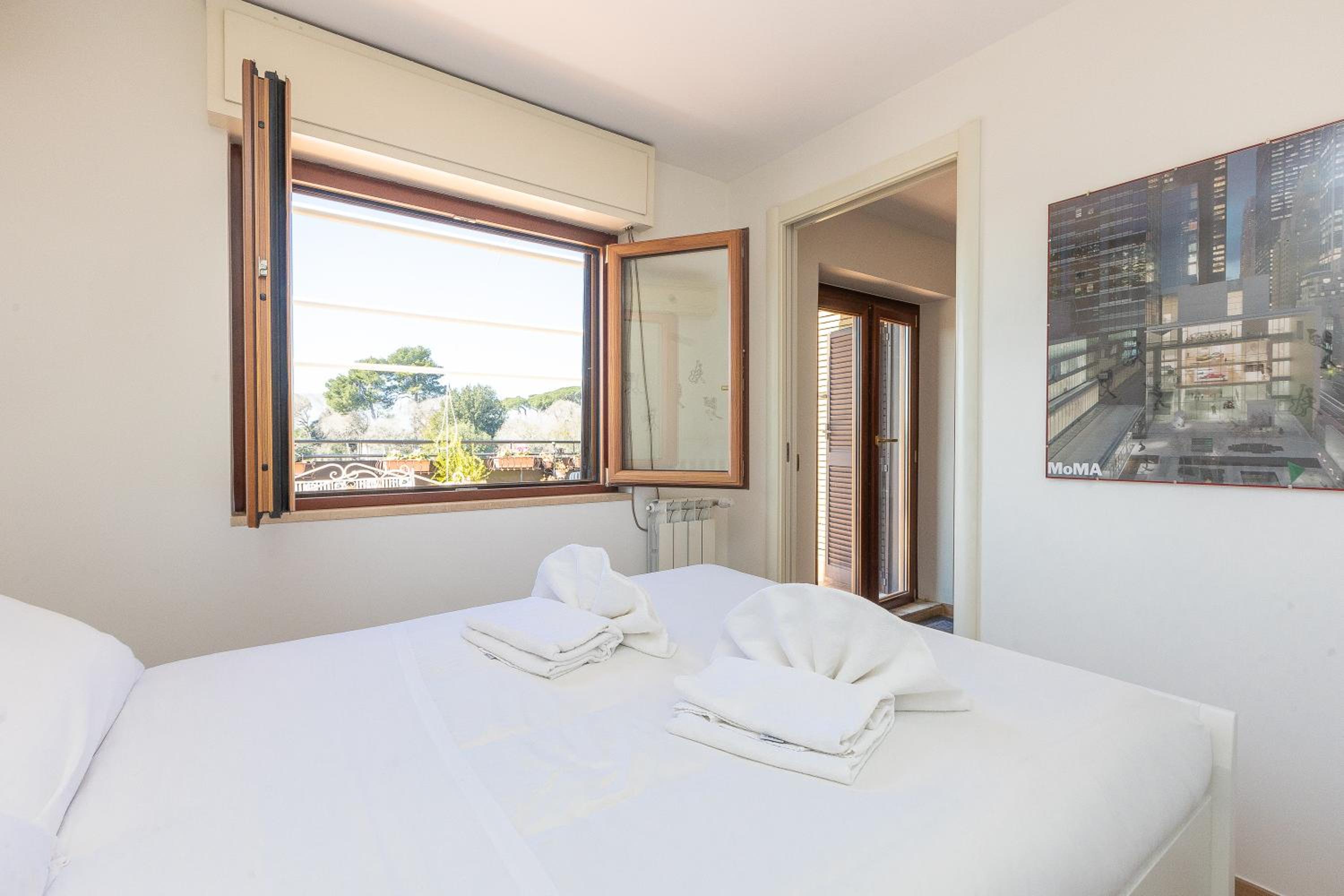 San Pancrazio Penthouse by Rental in Rome