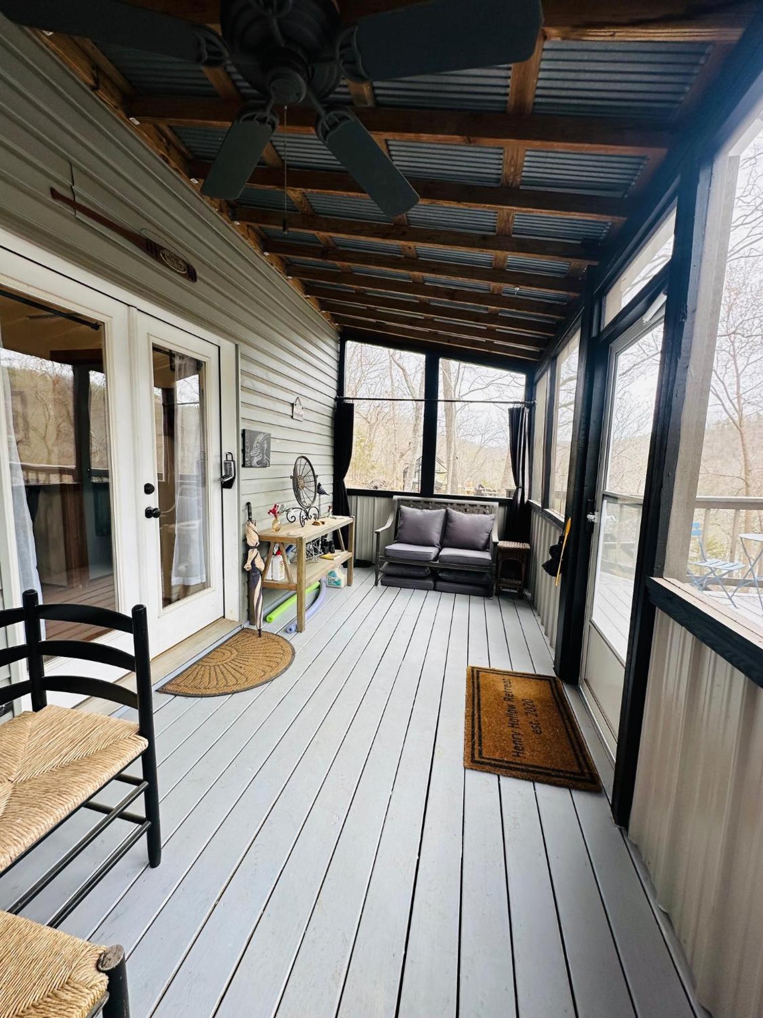 Henry Hollow Retreat Terrace