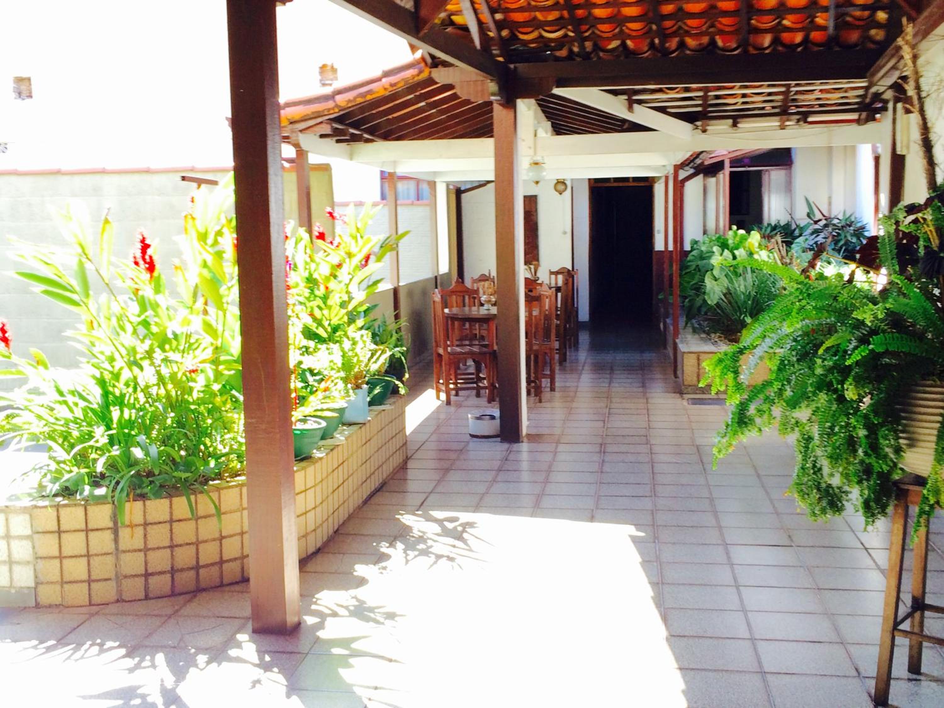 outdoor BBQ area