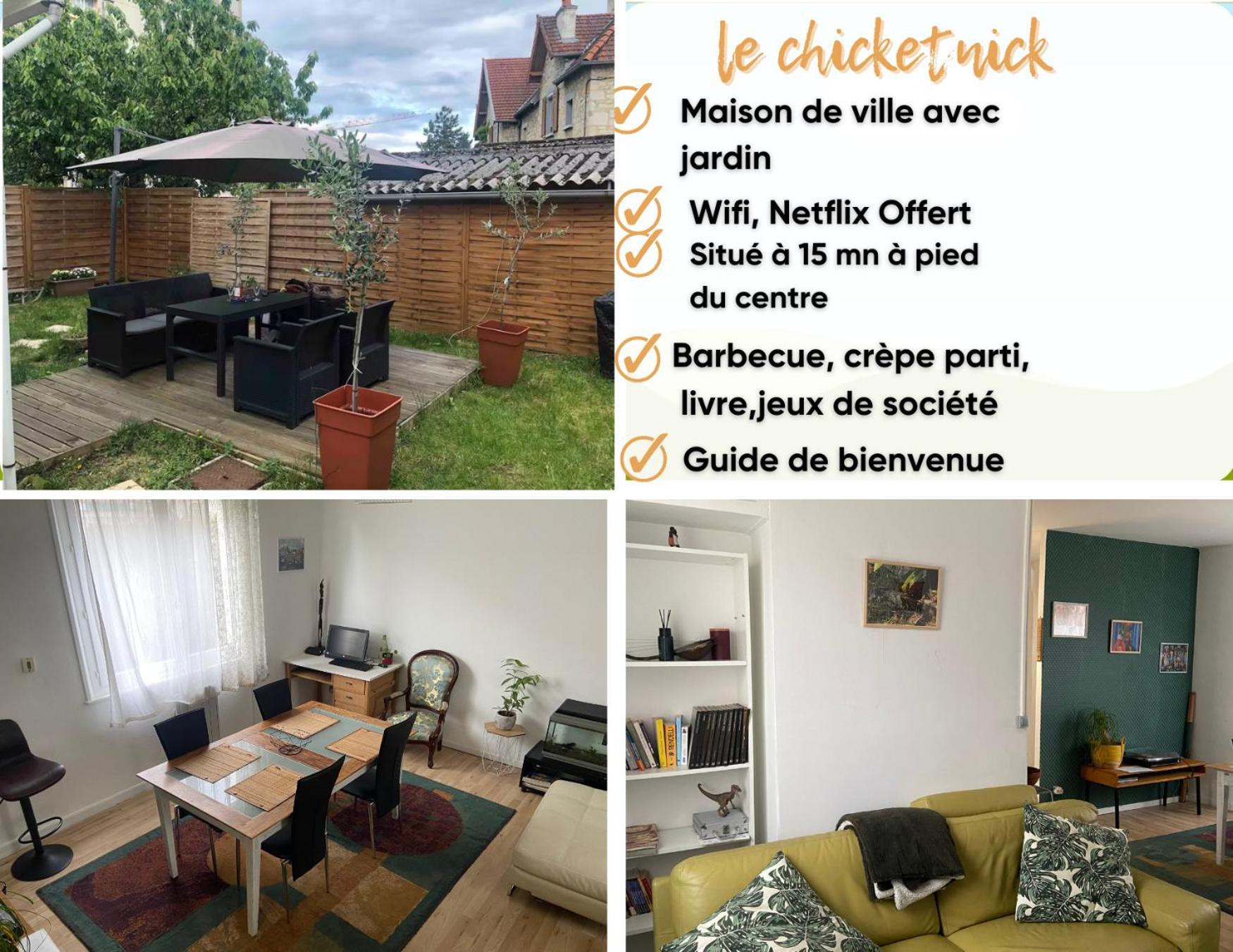 ChicEthnik! Maison de ville, 3 chambres, 6 places.