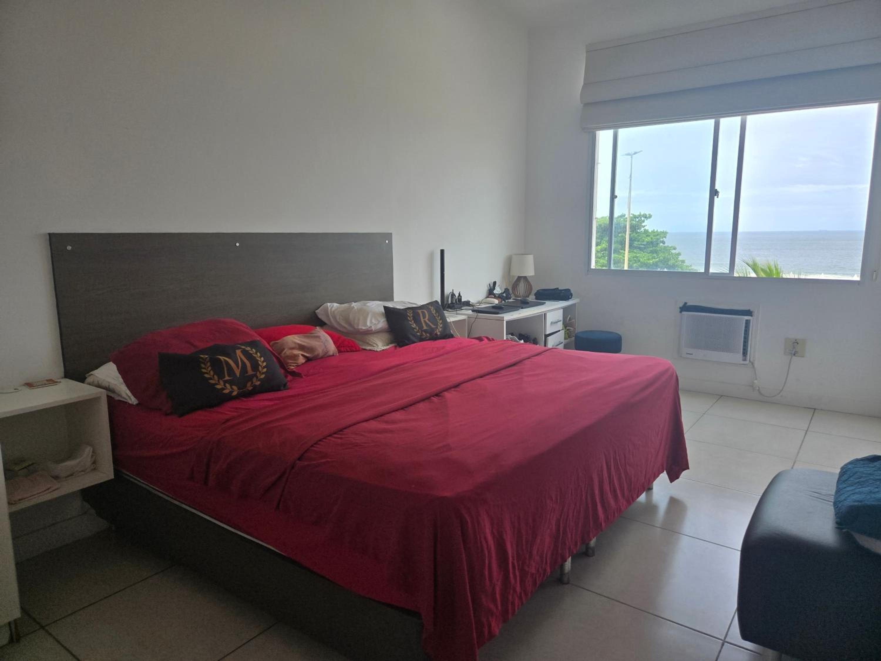 Apartamento espaçoso com vista mar Copacabana