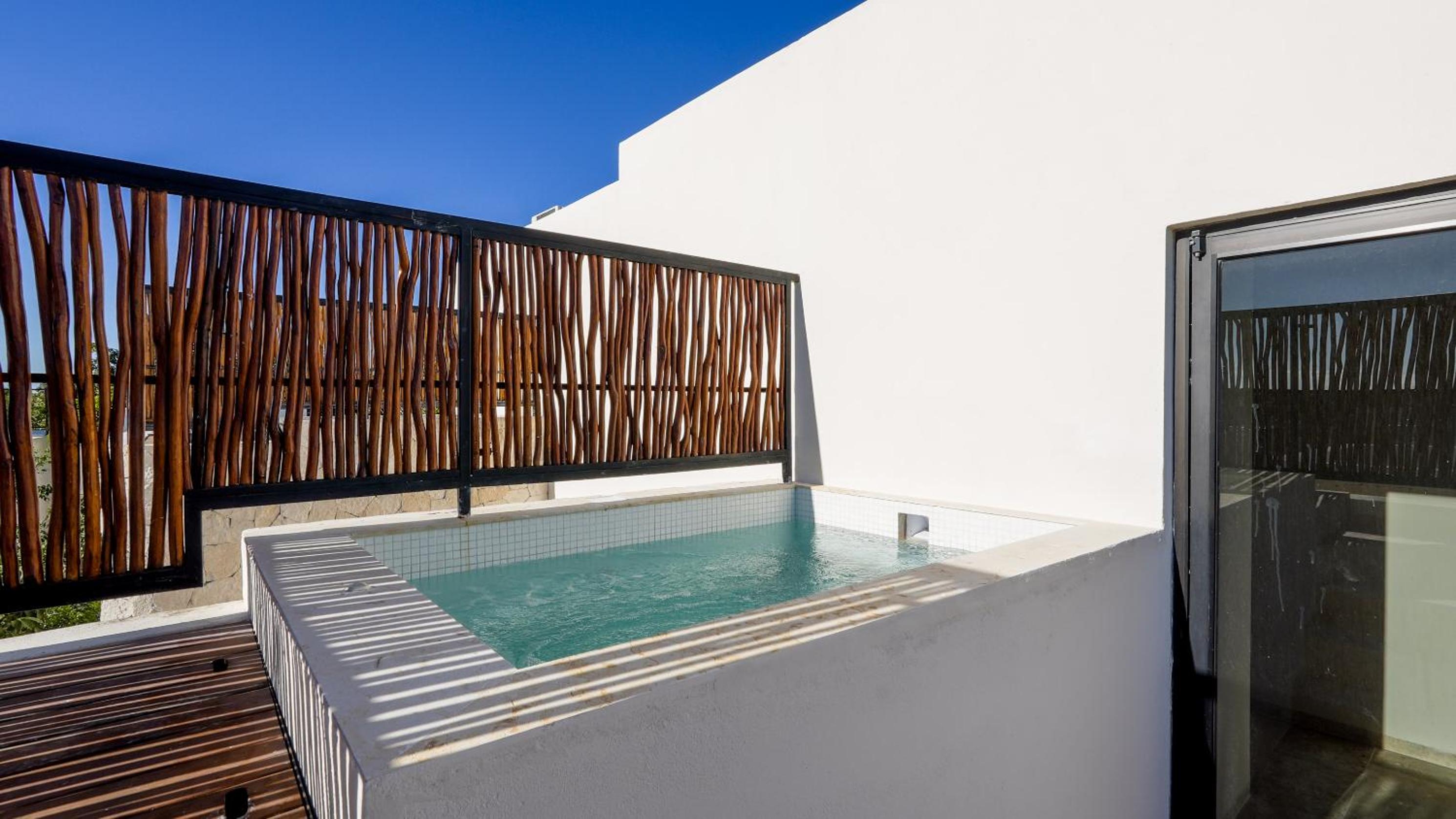 Divine House with private roof and pool only 1km from the Beach