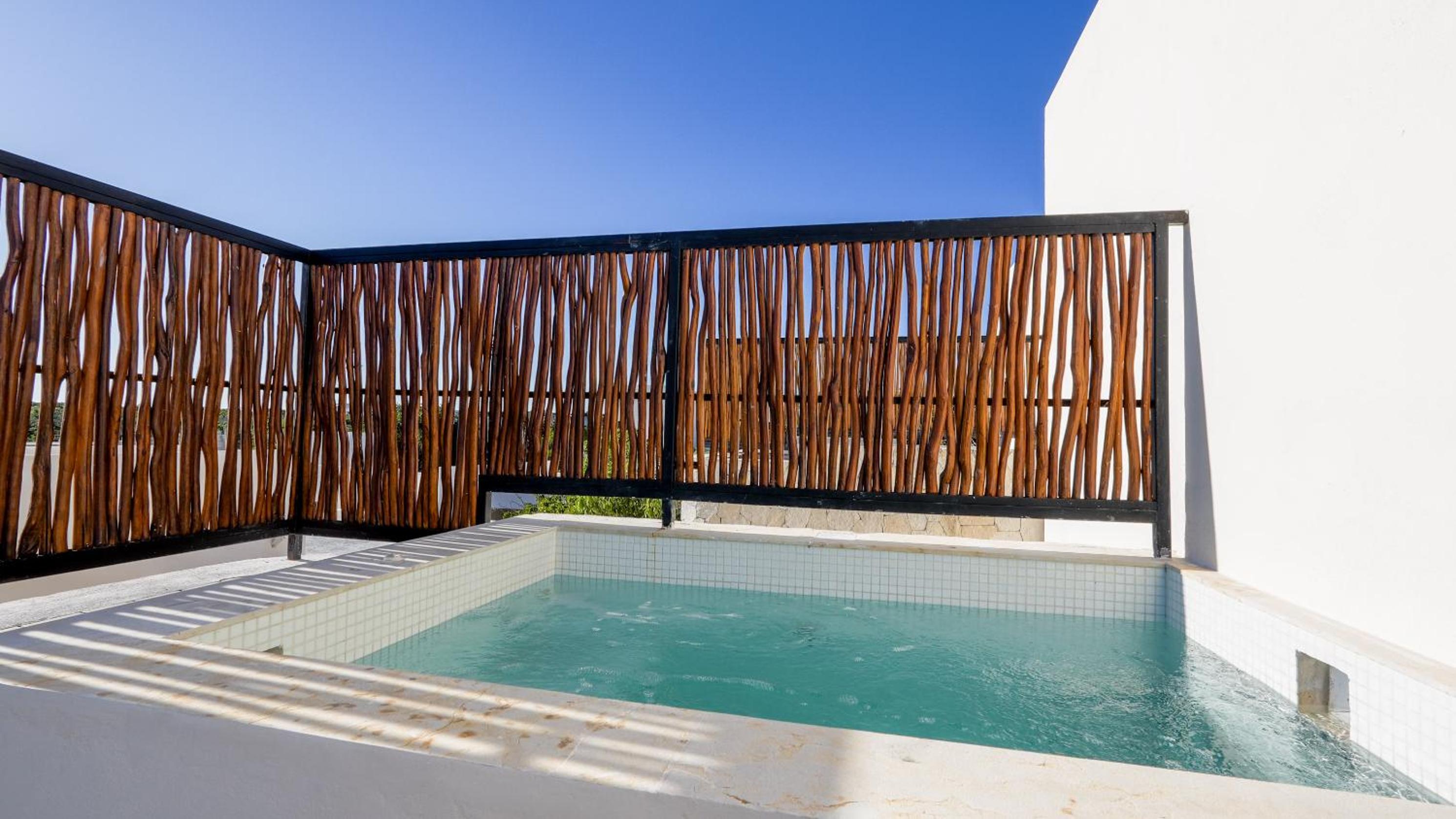 Divine House with private roof and pool only 1km from the Beach