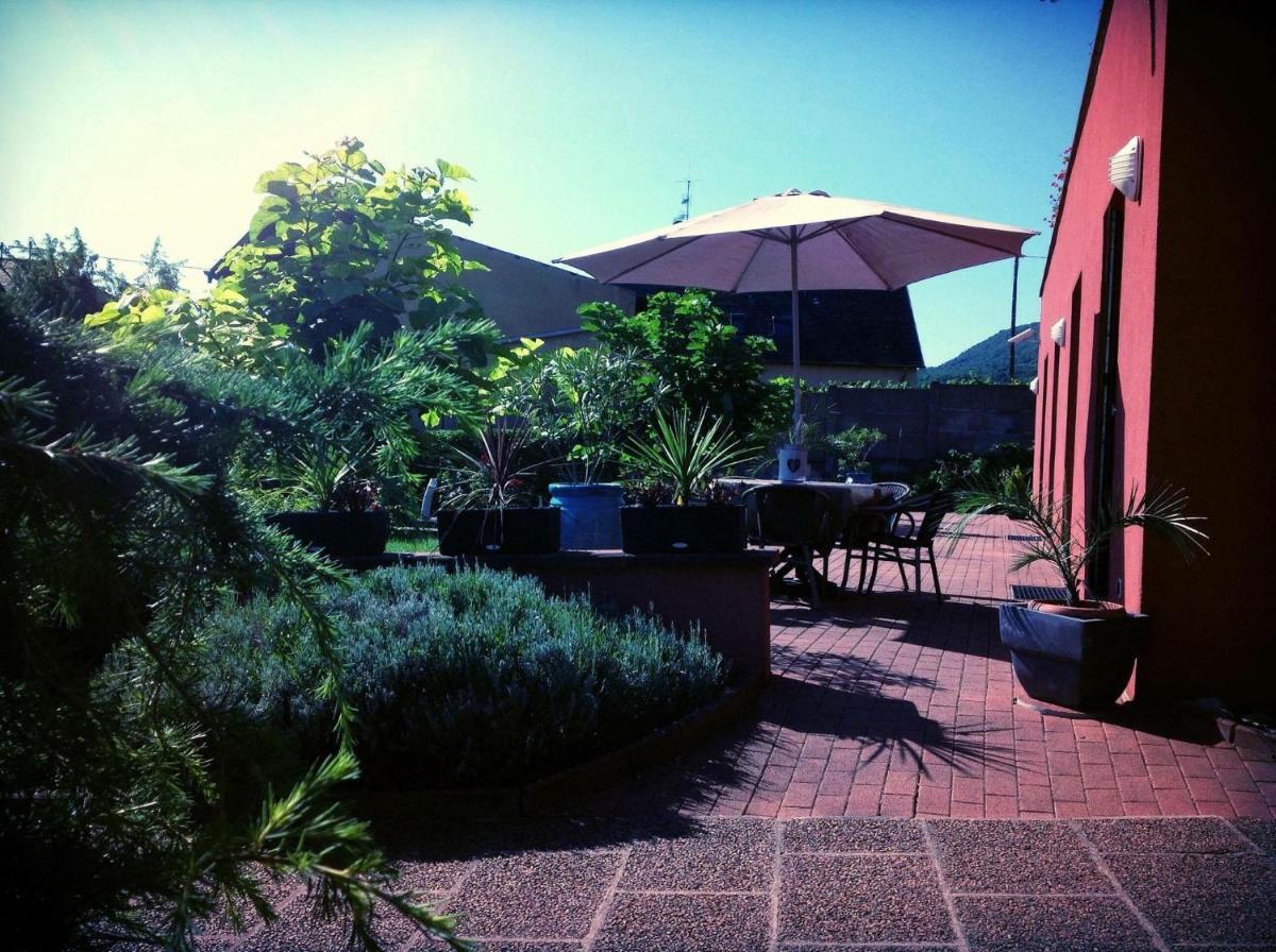 outdoor BBQ area