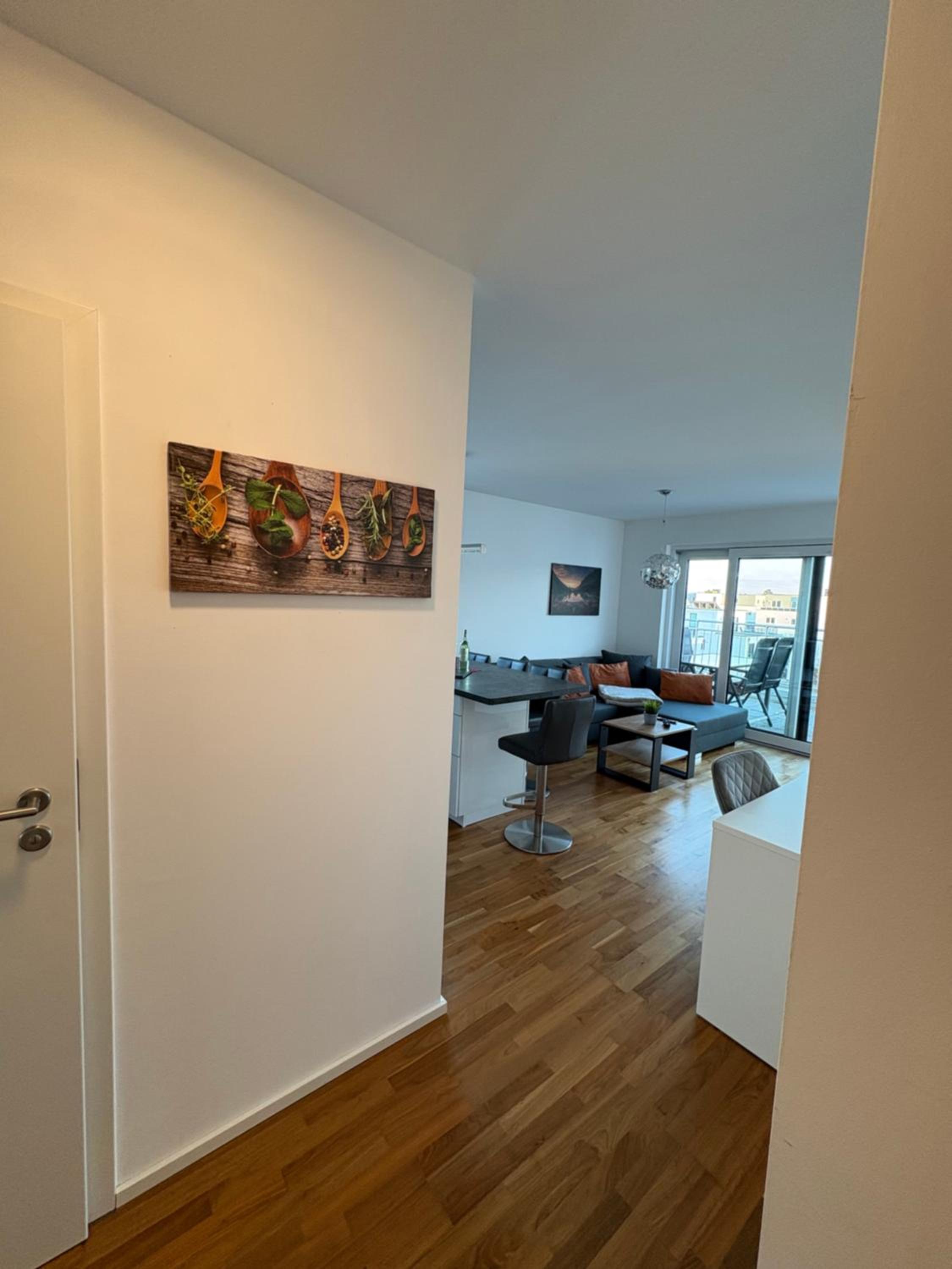 Modernes Serviced Apartment - FeWo Penthouse View