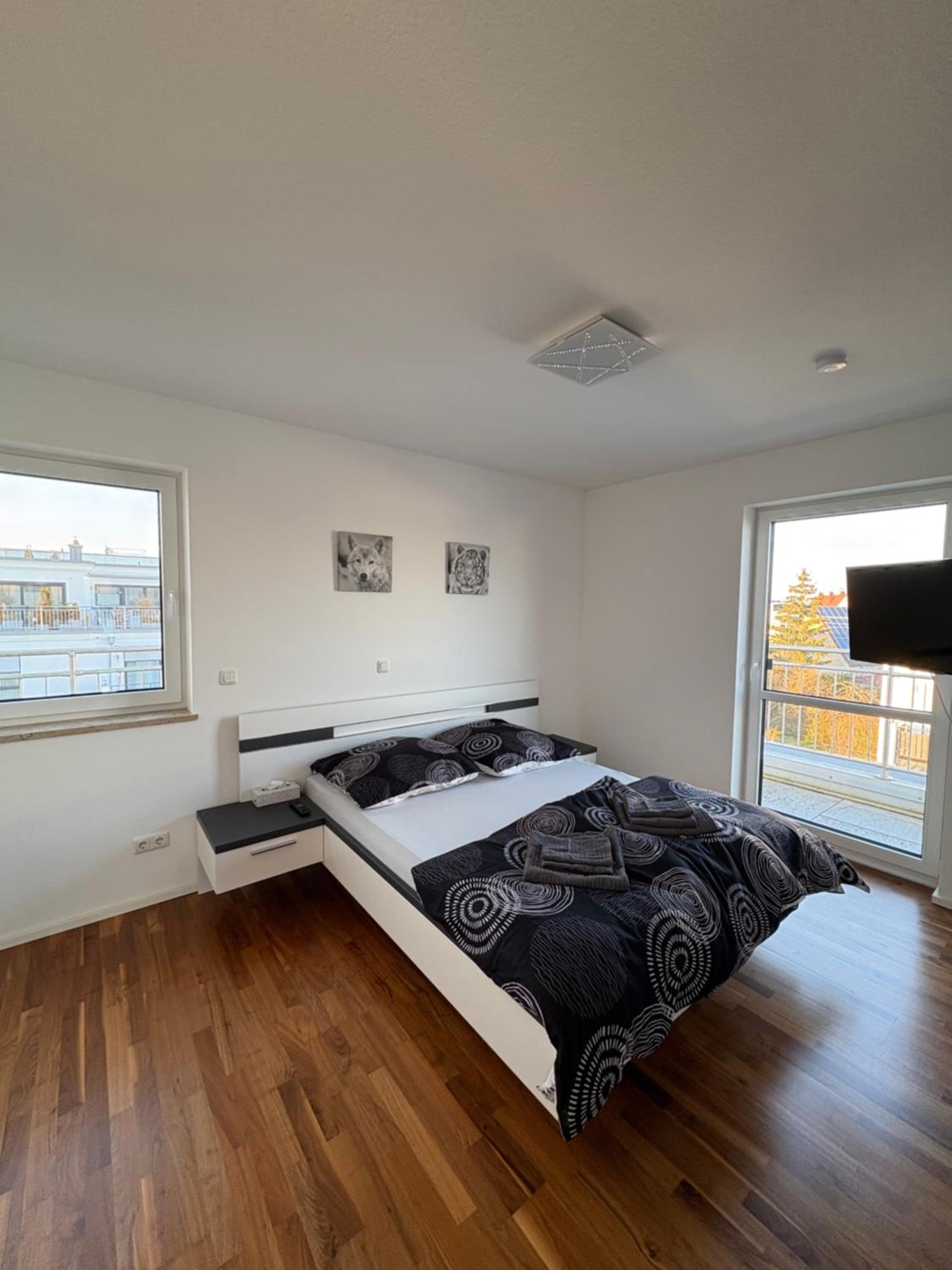 Modernes Serviced Apartment - FeWo Penthouse View