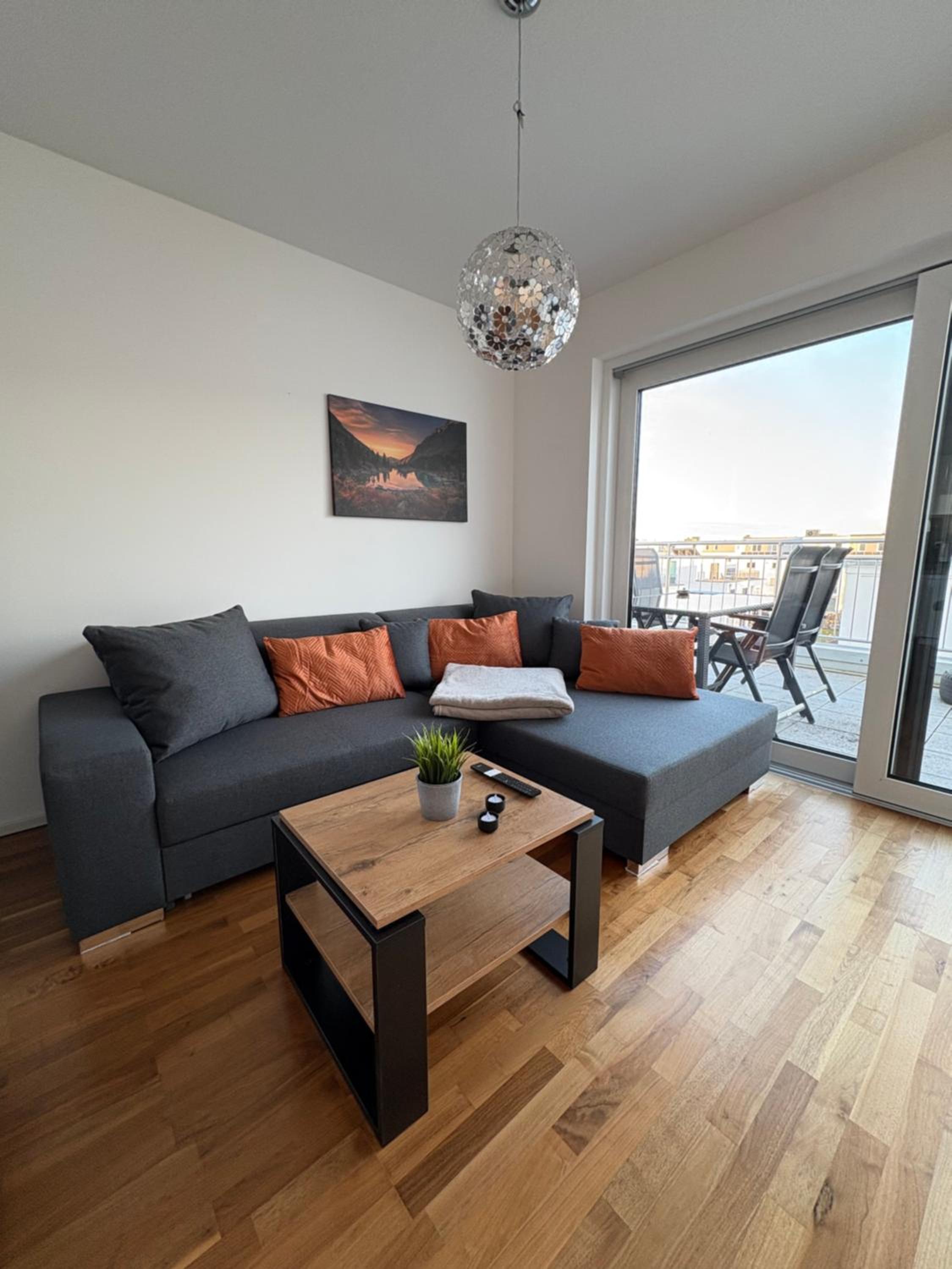 Modernes Serviced Apartment - FeWo Penthouse View