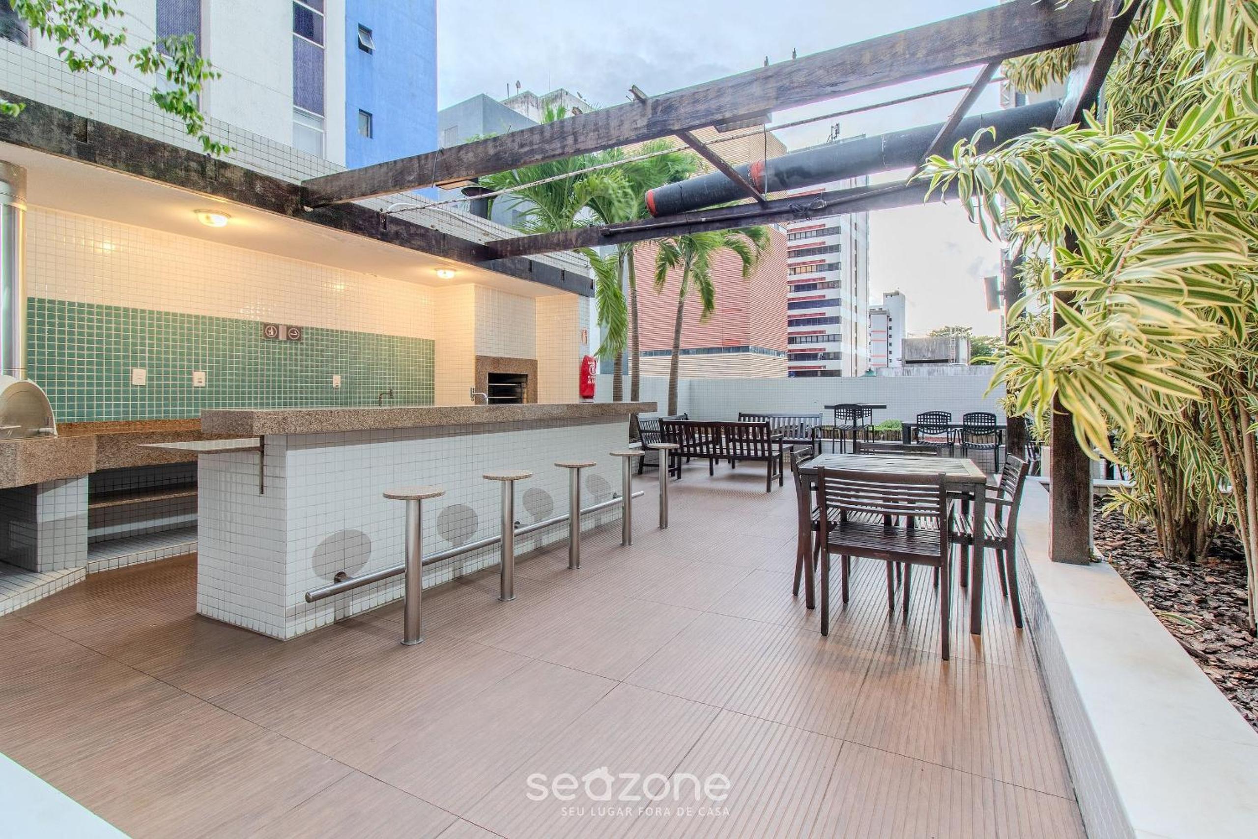 Accommodation with pool, sauna, and gym in the heart of Salvador - AAP