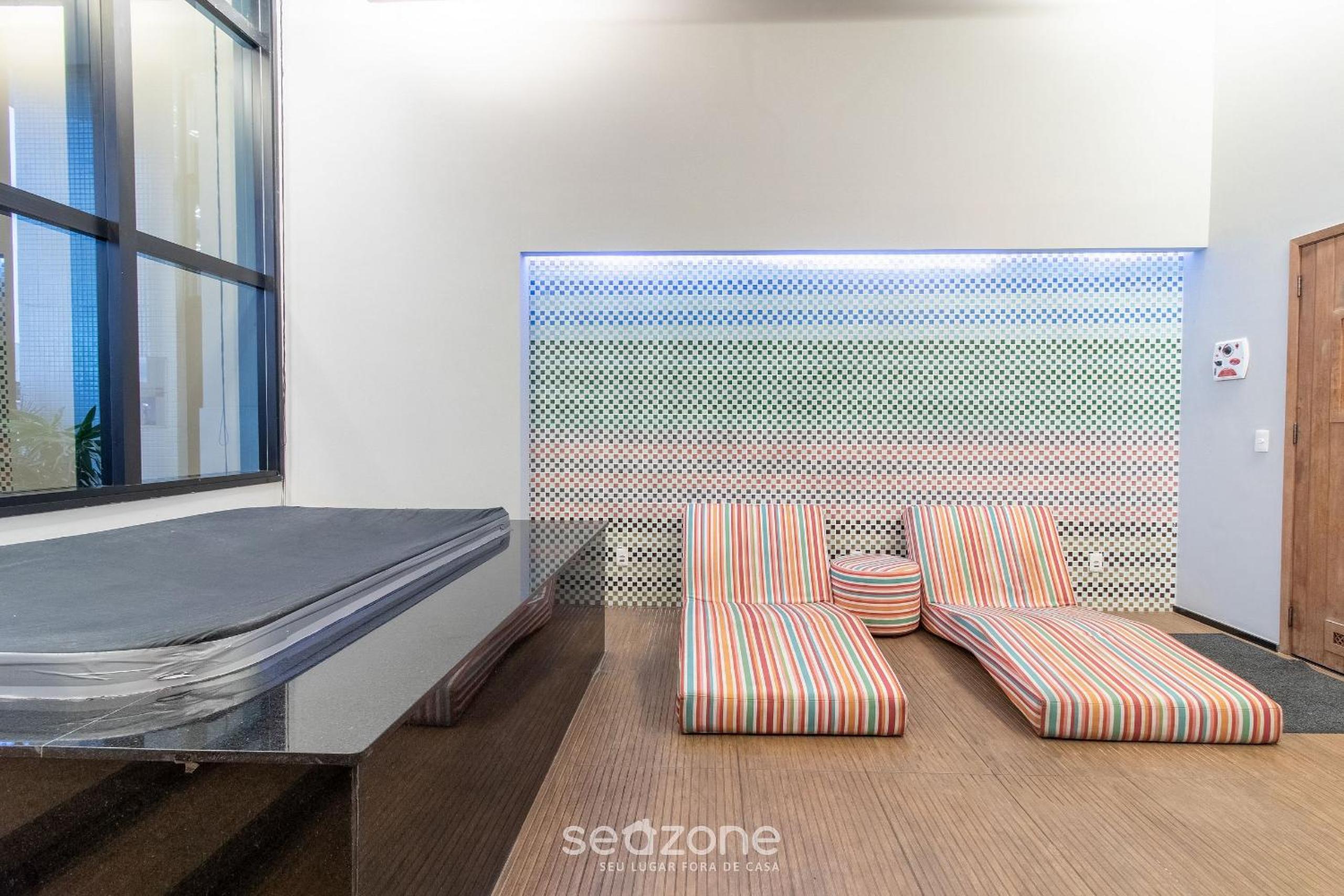 Accommodation with pool, sauna, and gym in the heart of Salvador - AAP