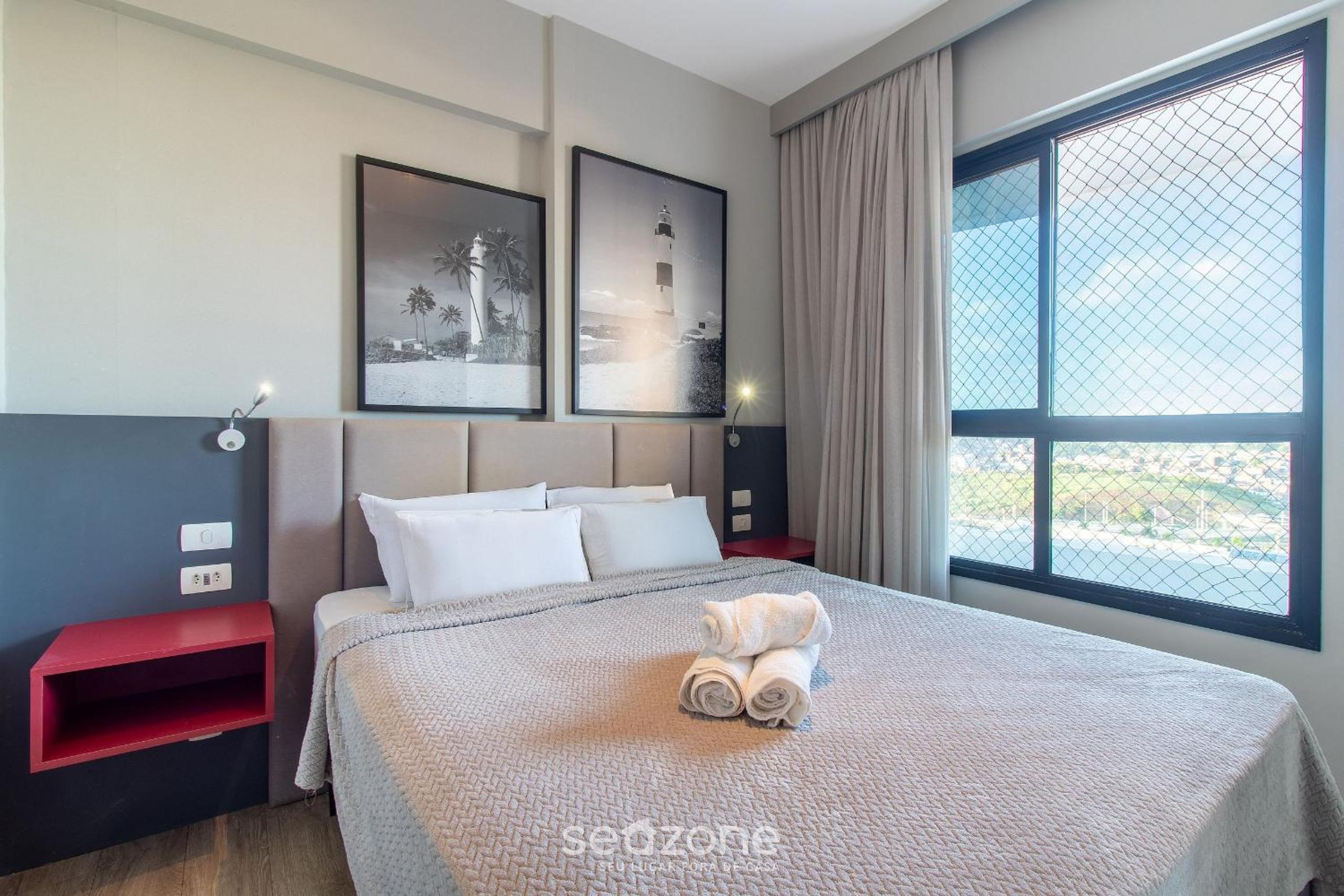 Accommodation with pool, sauna, and gym in the heart of Salvador - AAP