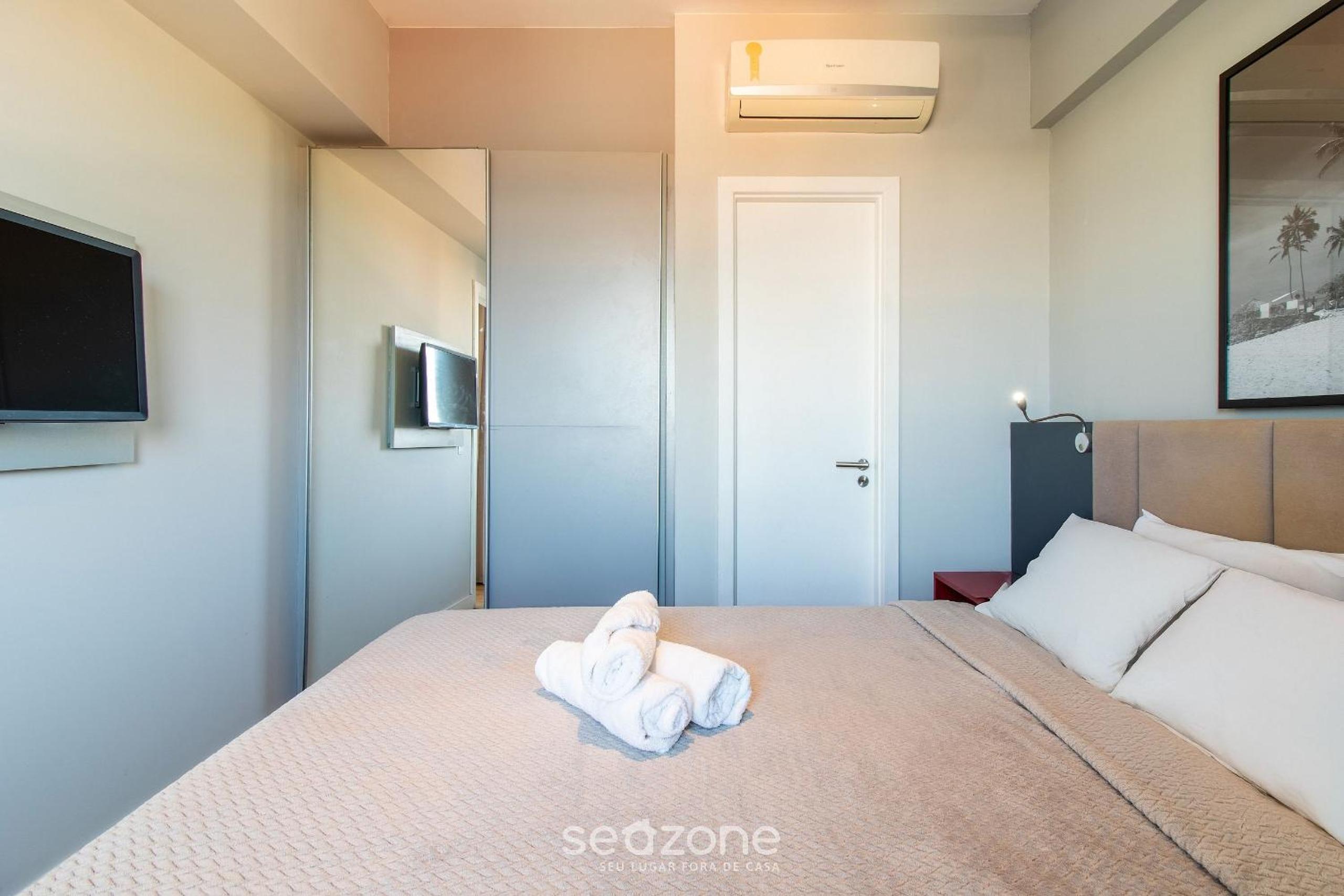 Accommodation with pool, sauna, and gym in the heart of Salvador - AAP