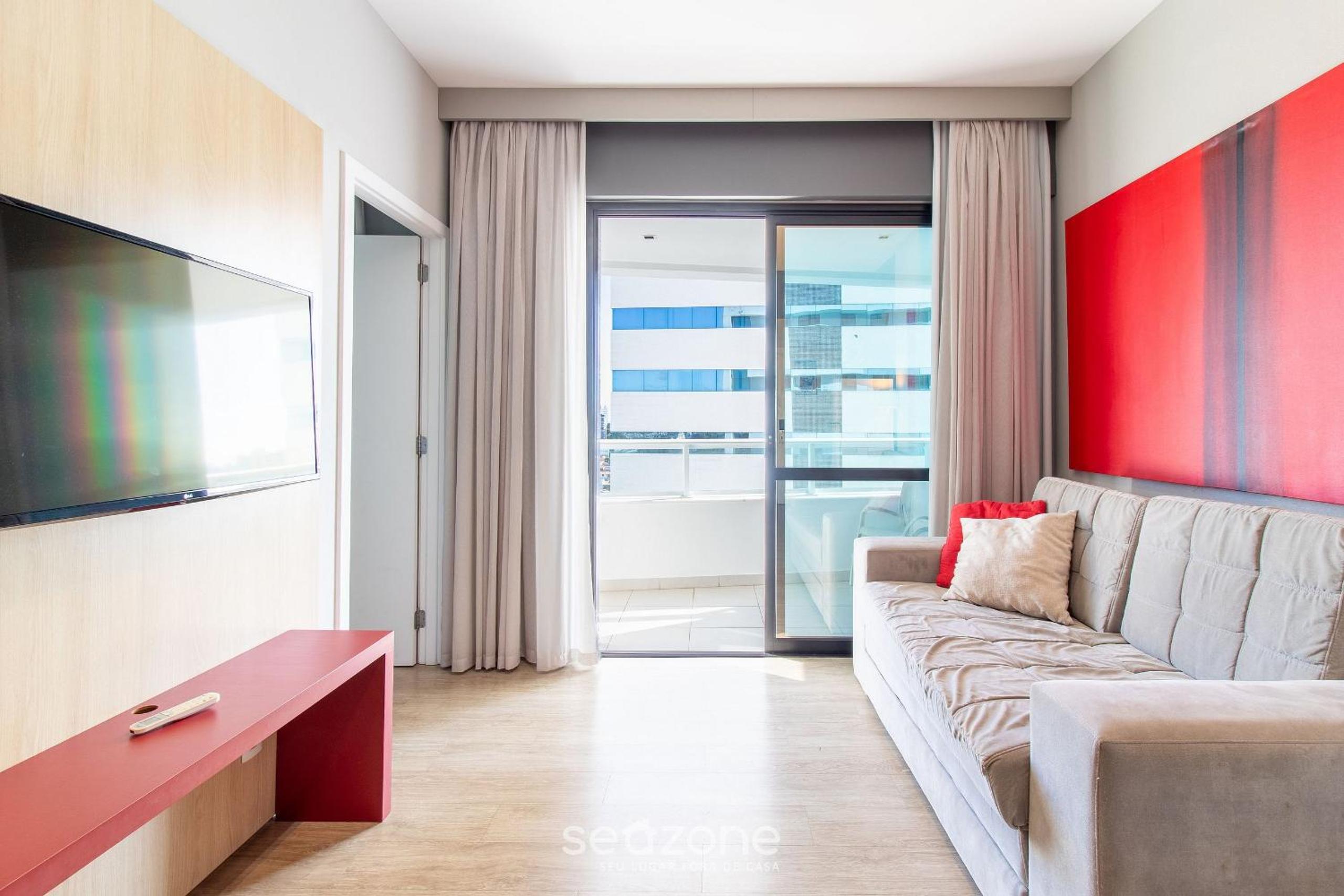 Accommodation with pool, sauna, and gym in the heart of Salvador - AAP