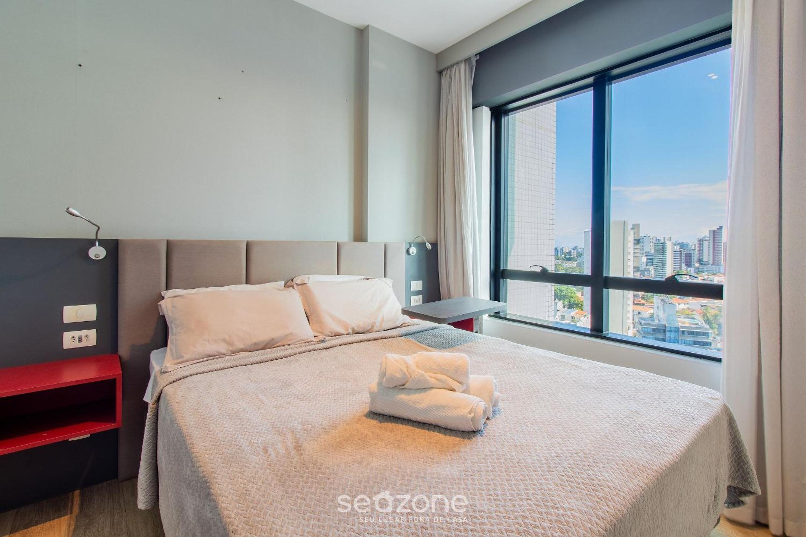 Accommodation with pool, sauna, and gym in the heart of Salvador - AAP