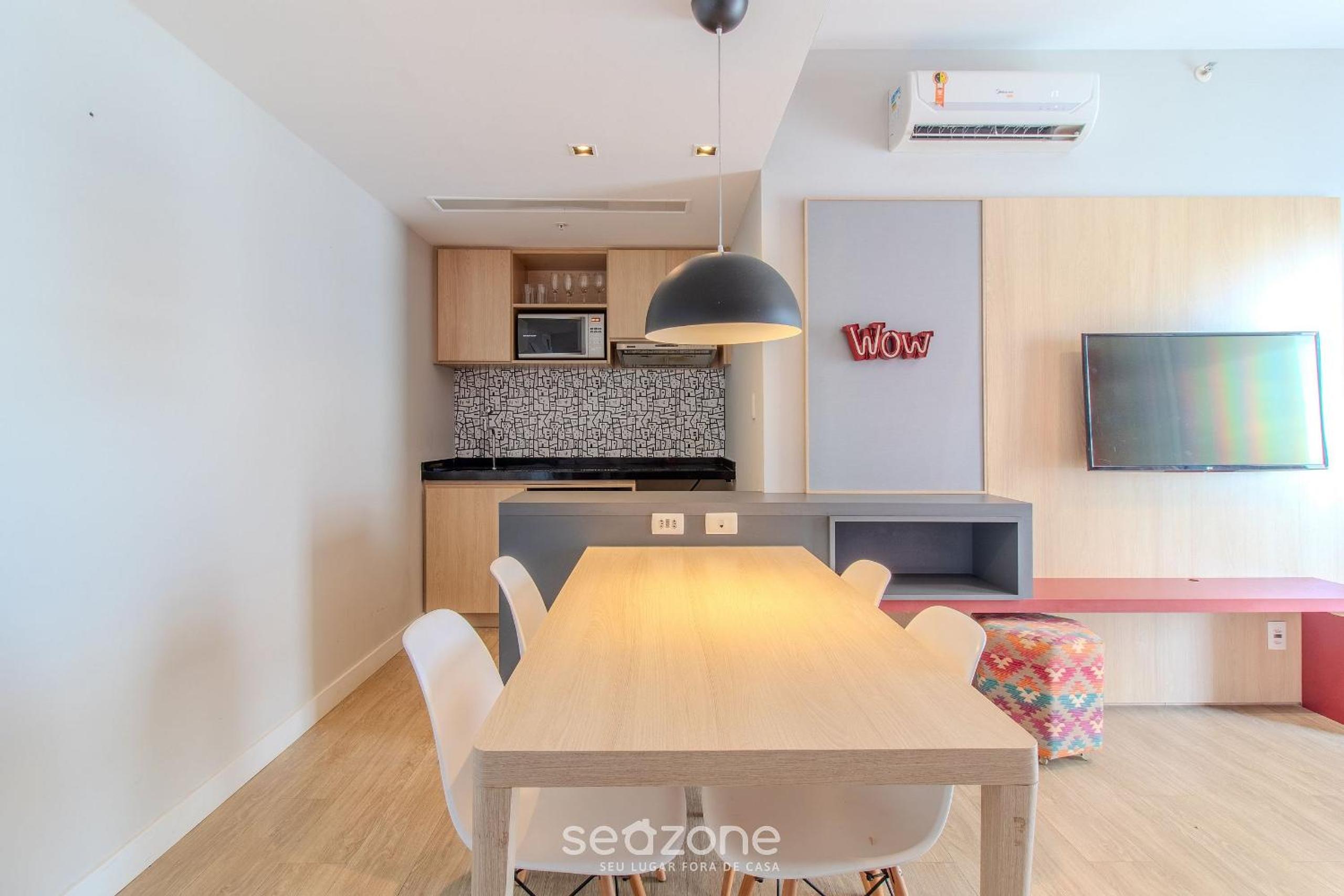Accommodation with pool, sauna, and gym in the heart of Salvador - AAP