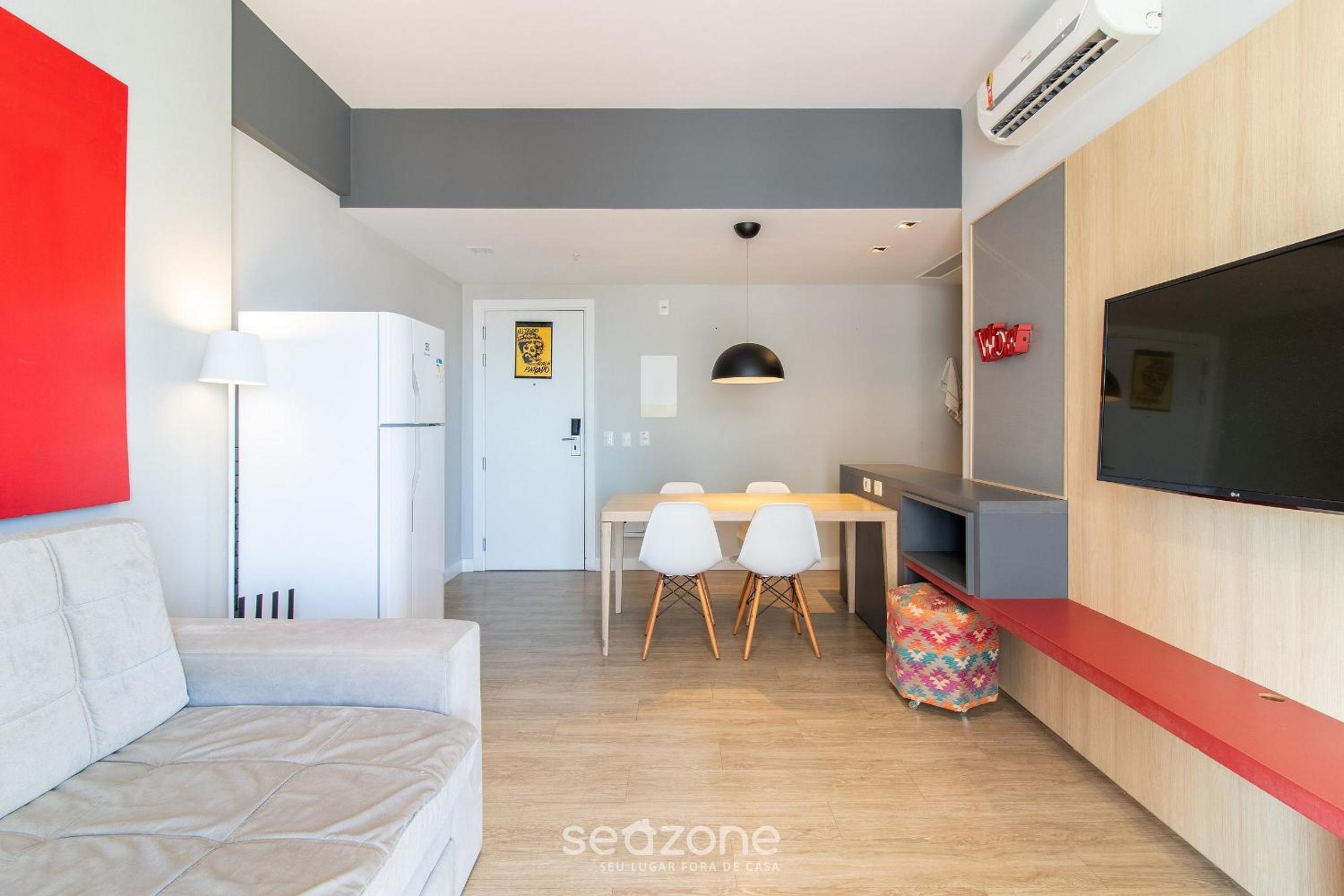 Accommodation with pool, sauna, and gym in the heart of Salvador - AAP