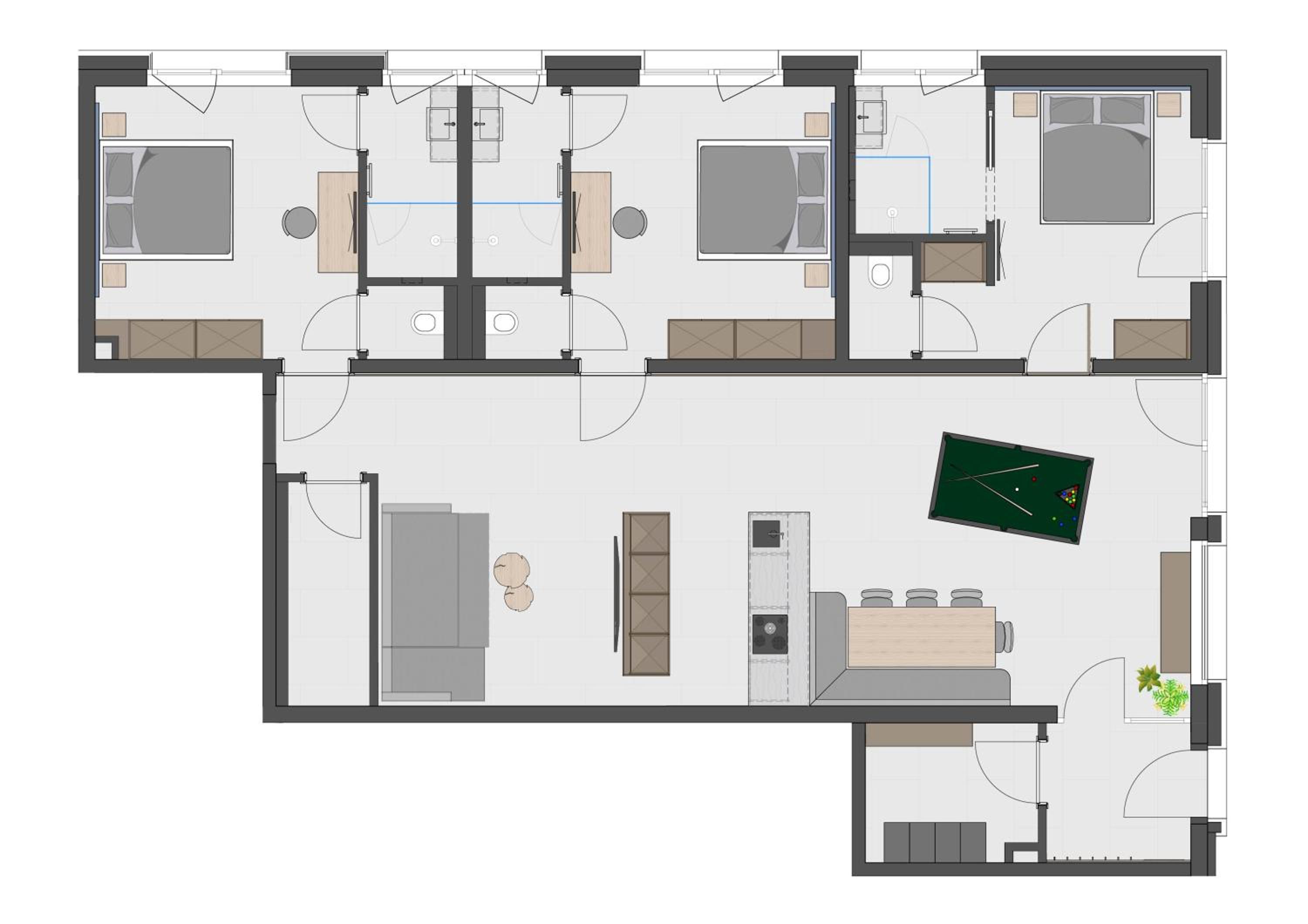 Appartement Chalet Saalbach