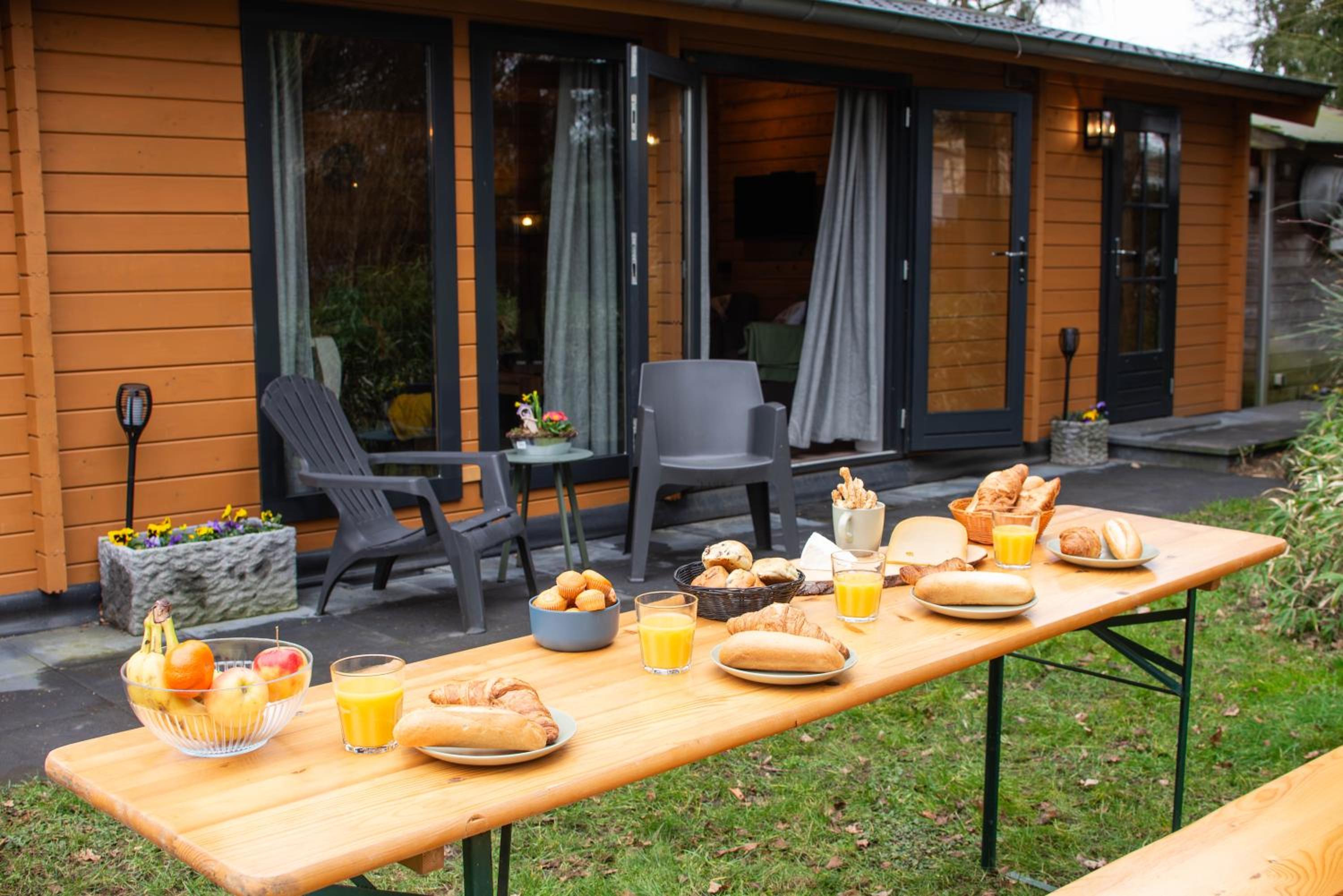 Charmant, gezellig en knus 5p chalet op Veluwe naast Sauna Drome