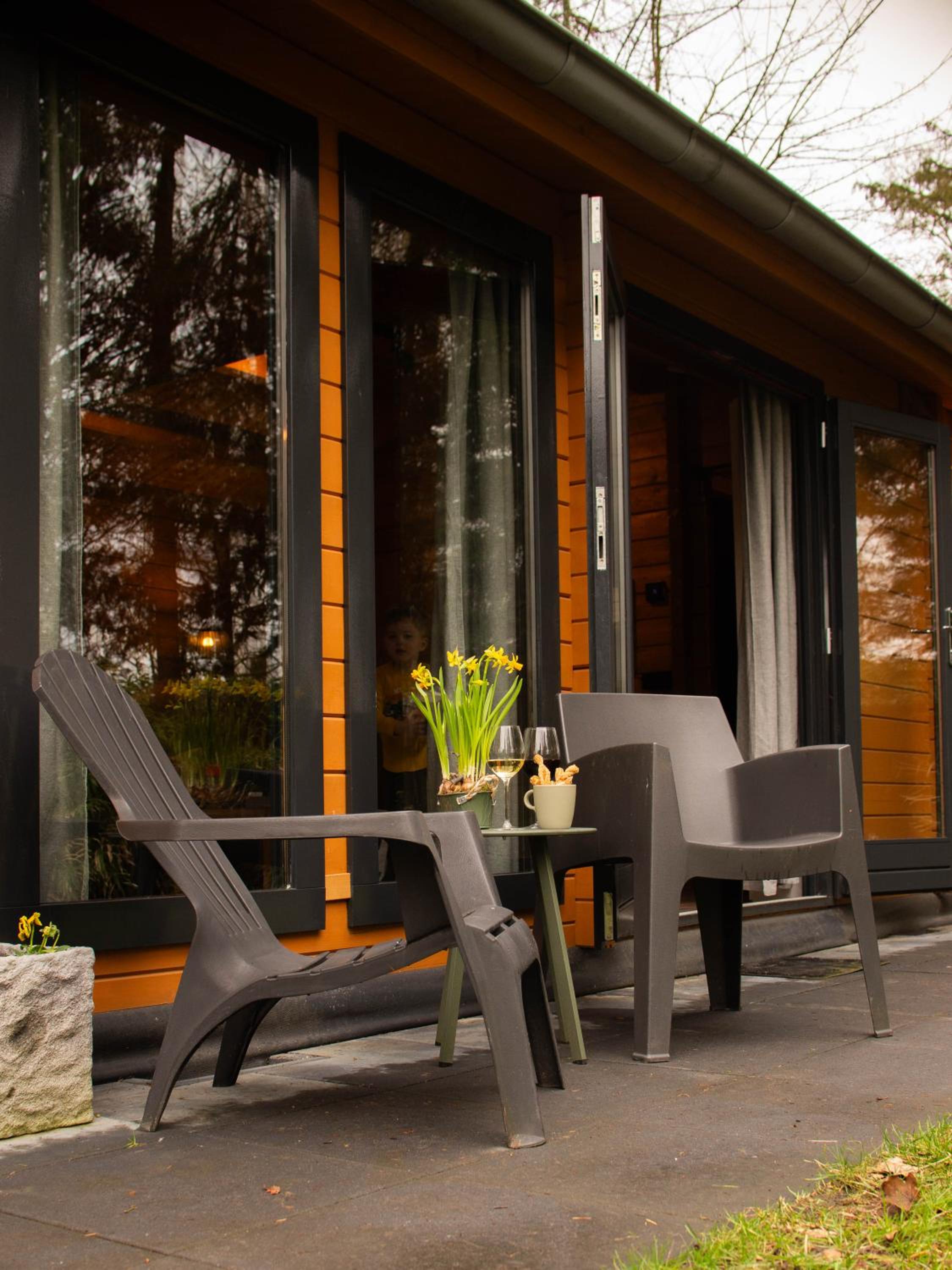 Charmant, gezellig en knus 5p chalet op Veluwe naast Sauna Drome