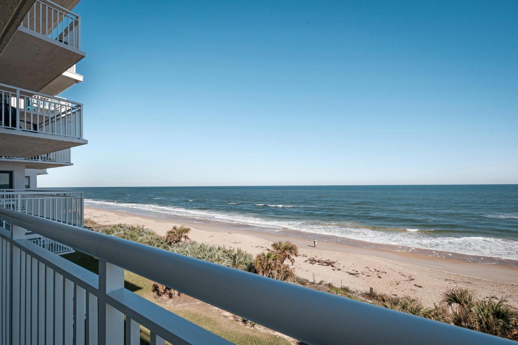 Spectacular views from this oceanfront property located on the no-drive beach!