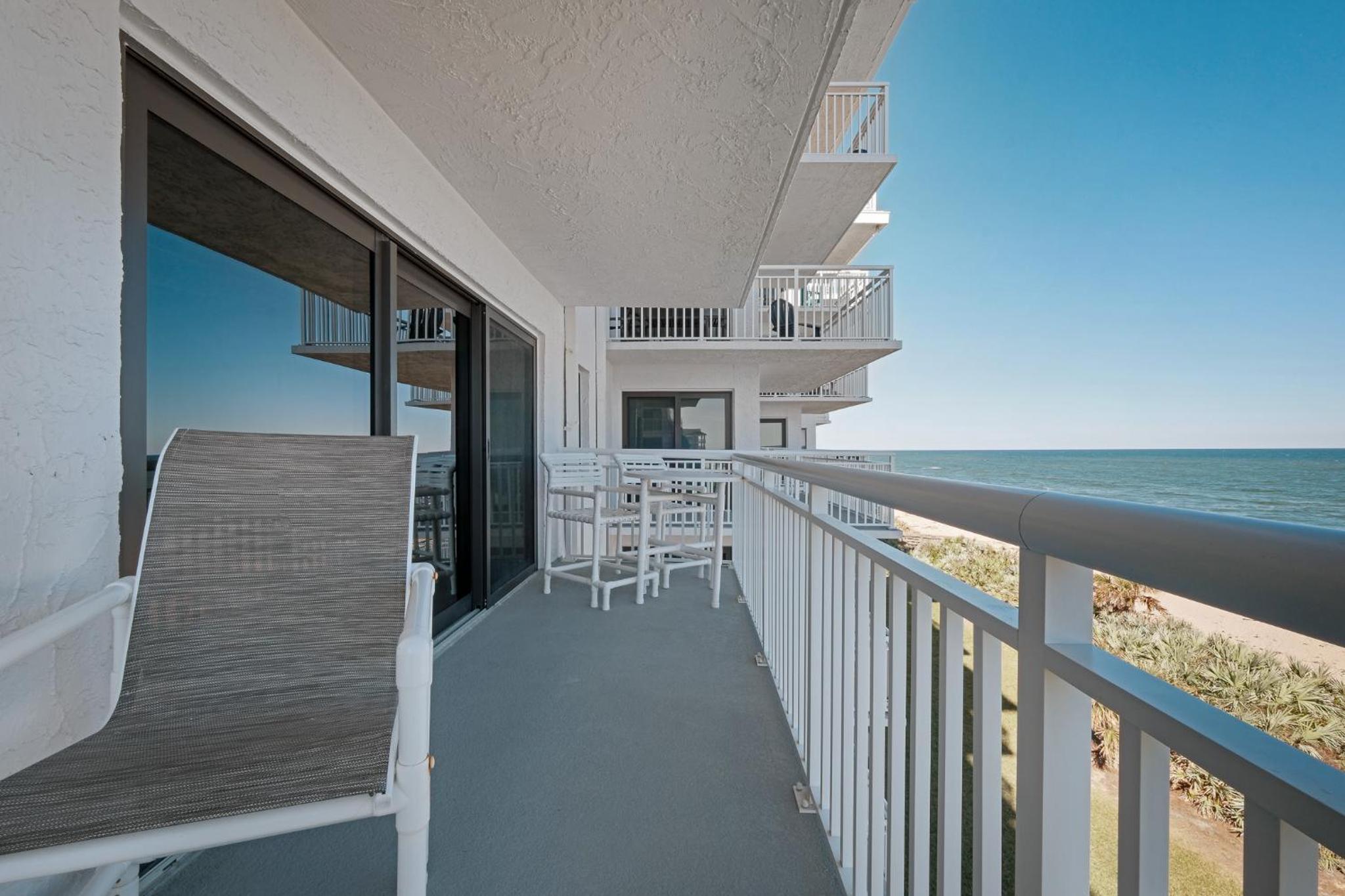 Spectacular views from this oceanfront property located on the no-drive beach!